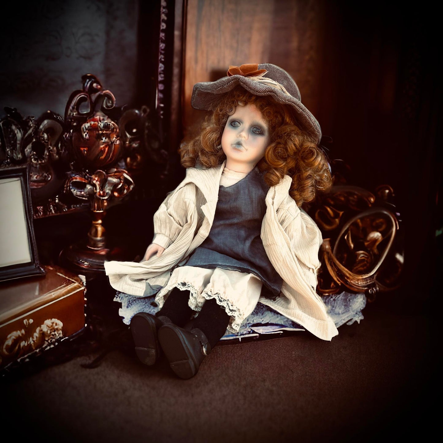 Meet Judy 17" Doll Porcelain Witchy Creepy Haunted Spirit Infected Scary Spooky Possessed Positive Energy Oddity Gift Idea Vessel