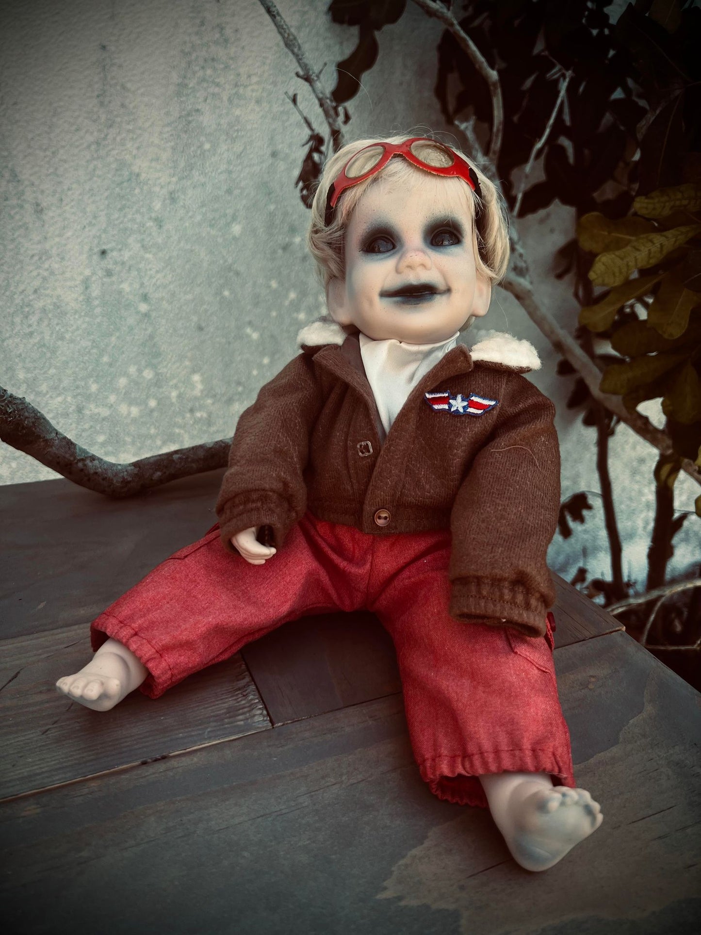 Meet Deon 12" Doll Porcelain Witchy Creepy Haunted Spirit Infected Scary Spooky Zombie Possessed Positive Energy Oddity Gift Idea Vessel