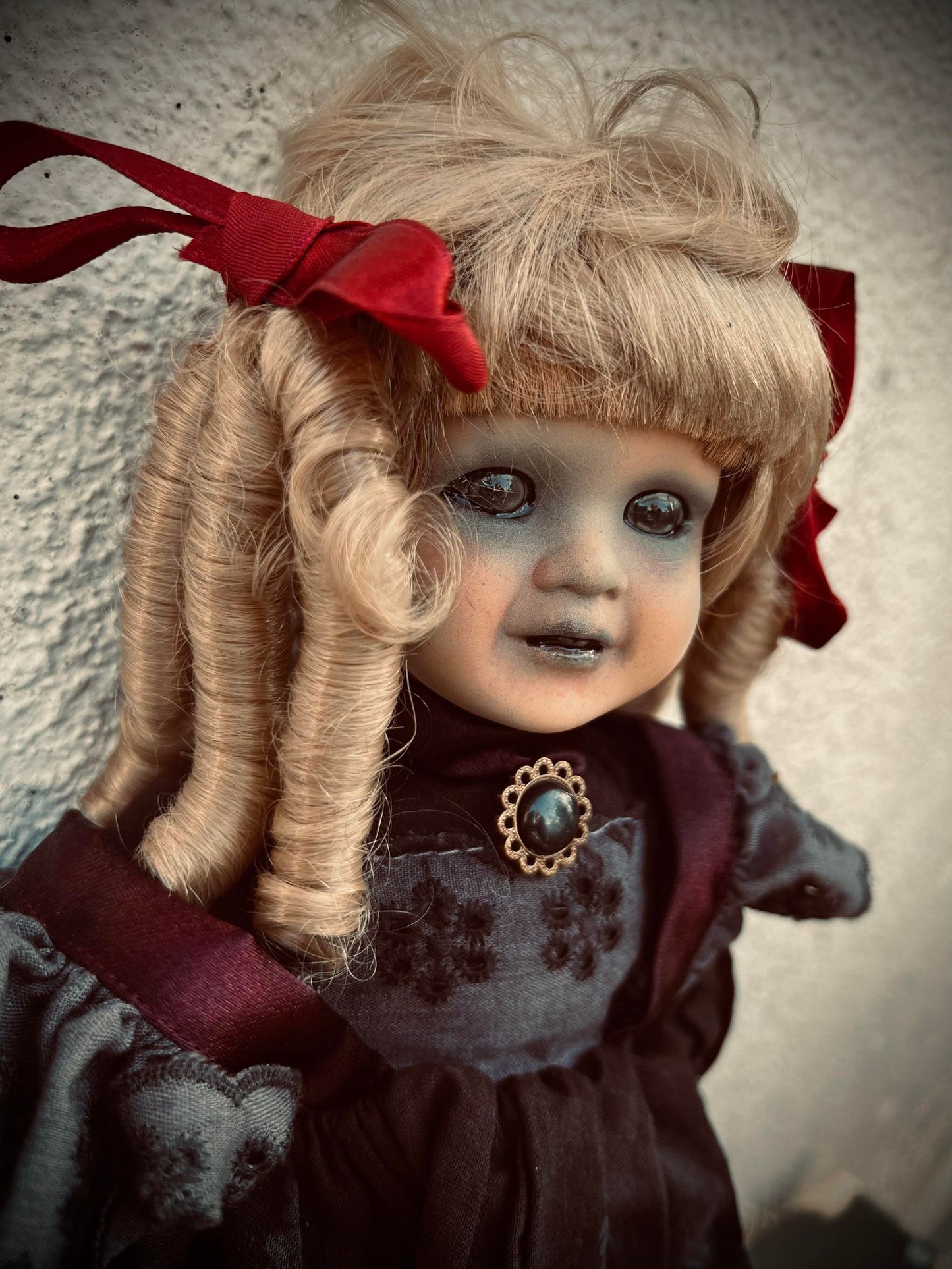 Meet Eleanor " Doll Porcelain Zombie Undead Witchy Creepy Haunted Spirit Infected Scary Spooky Possessed Positive Oddity Gift Idea