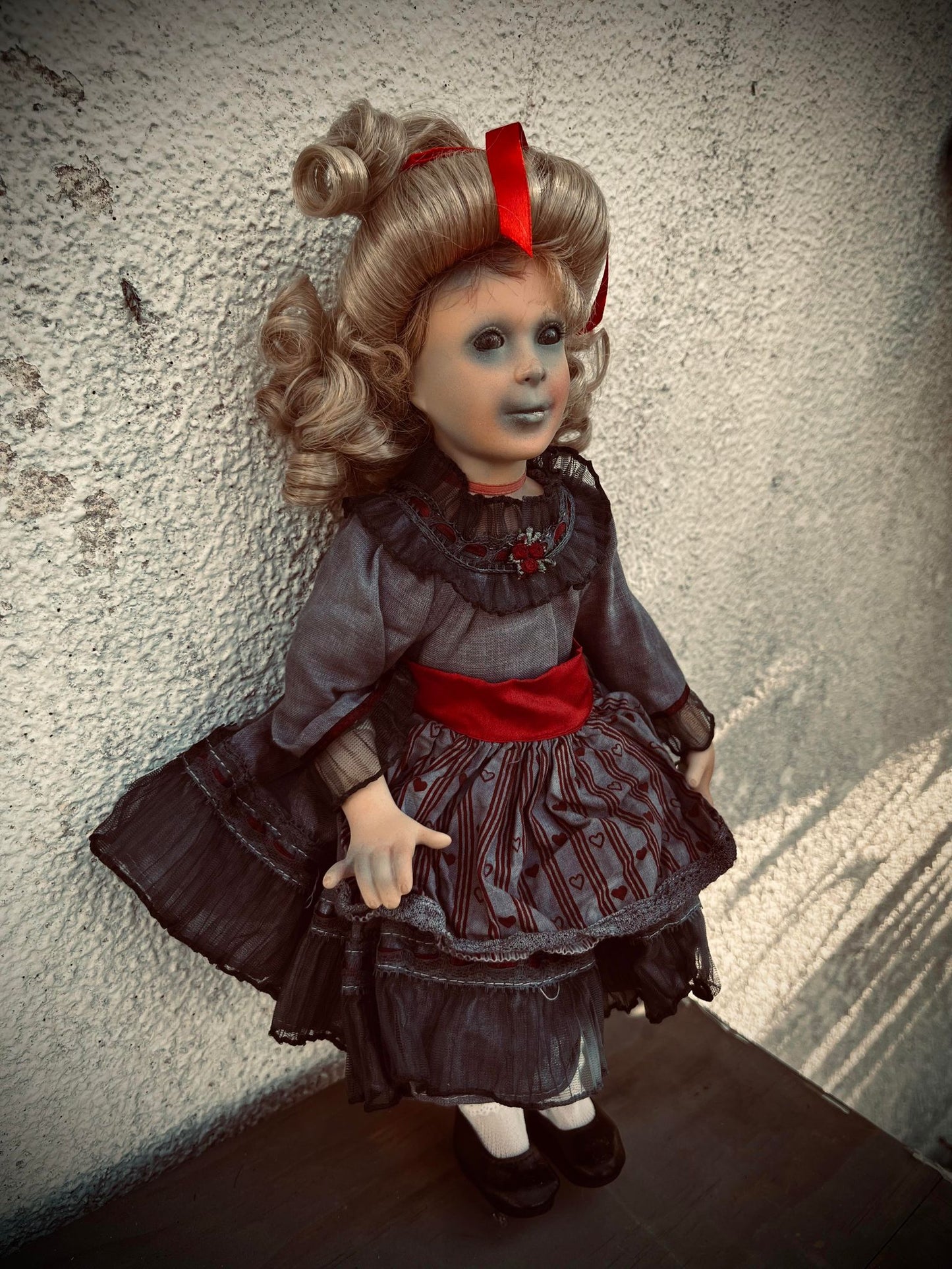 Meet Luna 14" Doll Porcelain Zombie Undead Witchy Creepy Haunted Spirit Infected Scary Spooky Possessed Positive Oddity Gift Idea