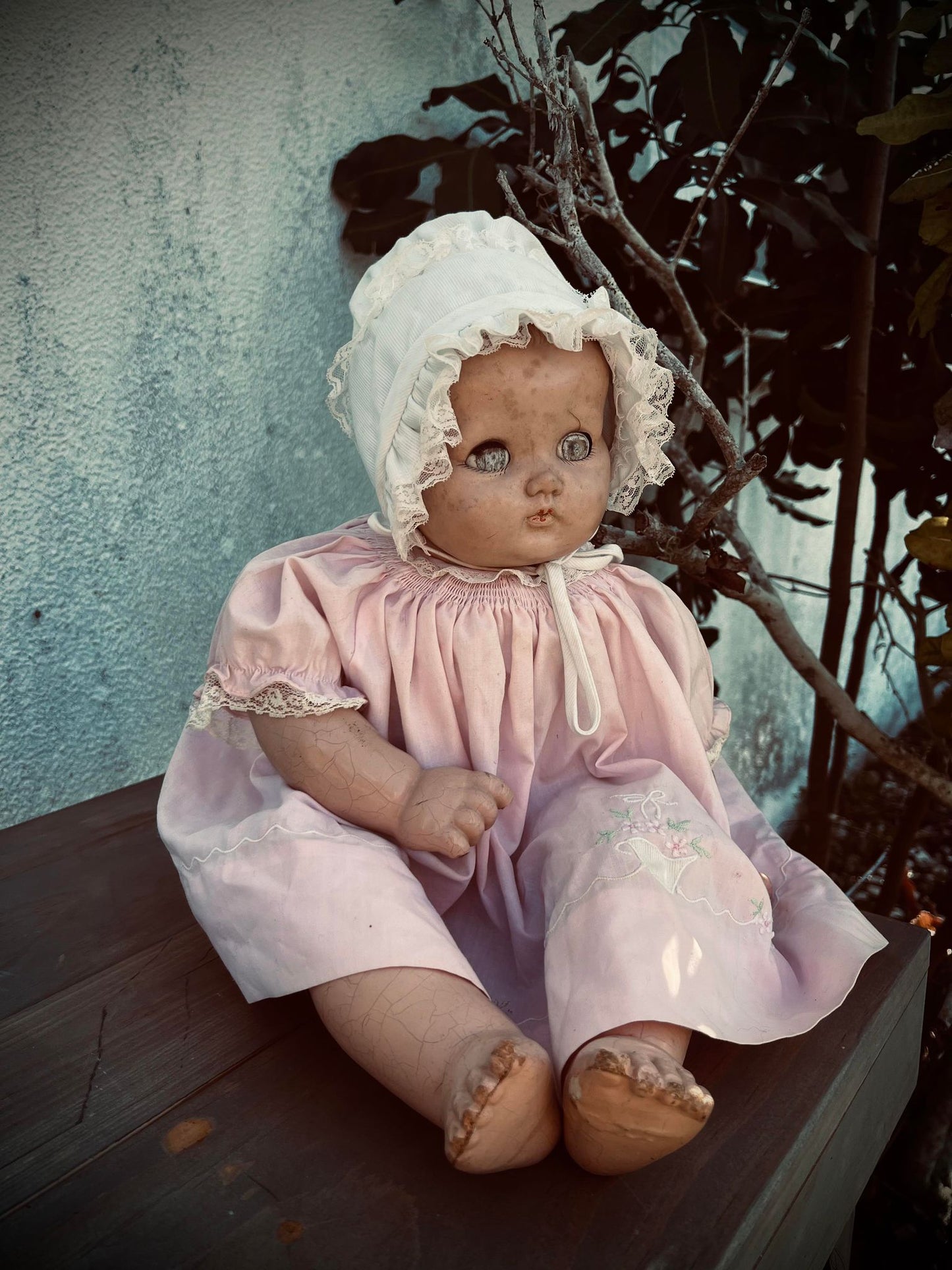 Meet Lana 22" Antique Composition Doll Witchy Creepy Haunted Spirit Infected Scary Spooky Possessed Positive Energy Oddity Gift Idea Vessel