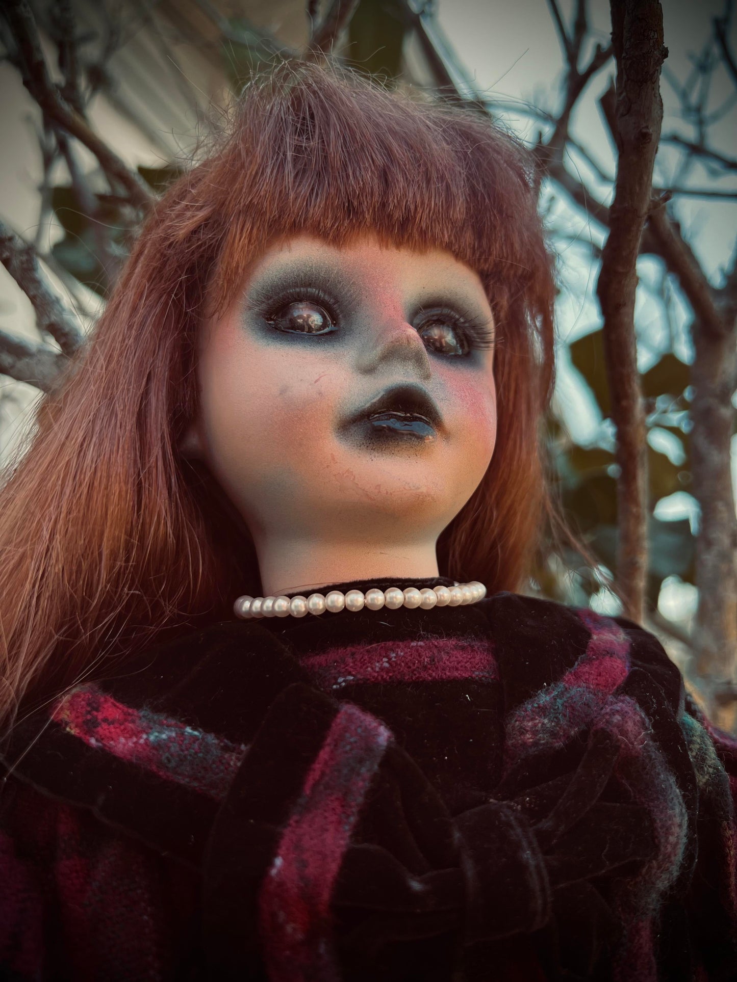 Meet Penny 16" Doll Porcelain Witchy Creepy Haunted Spirit Infected Scary Spooky Zombie Possessed Positive Energy Oddity Gift Idea Vessel