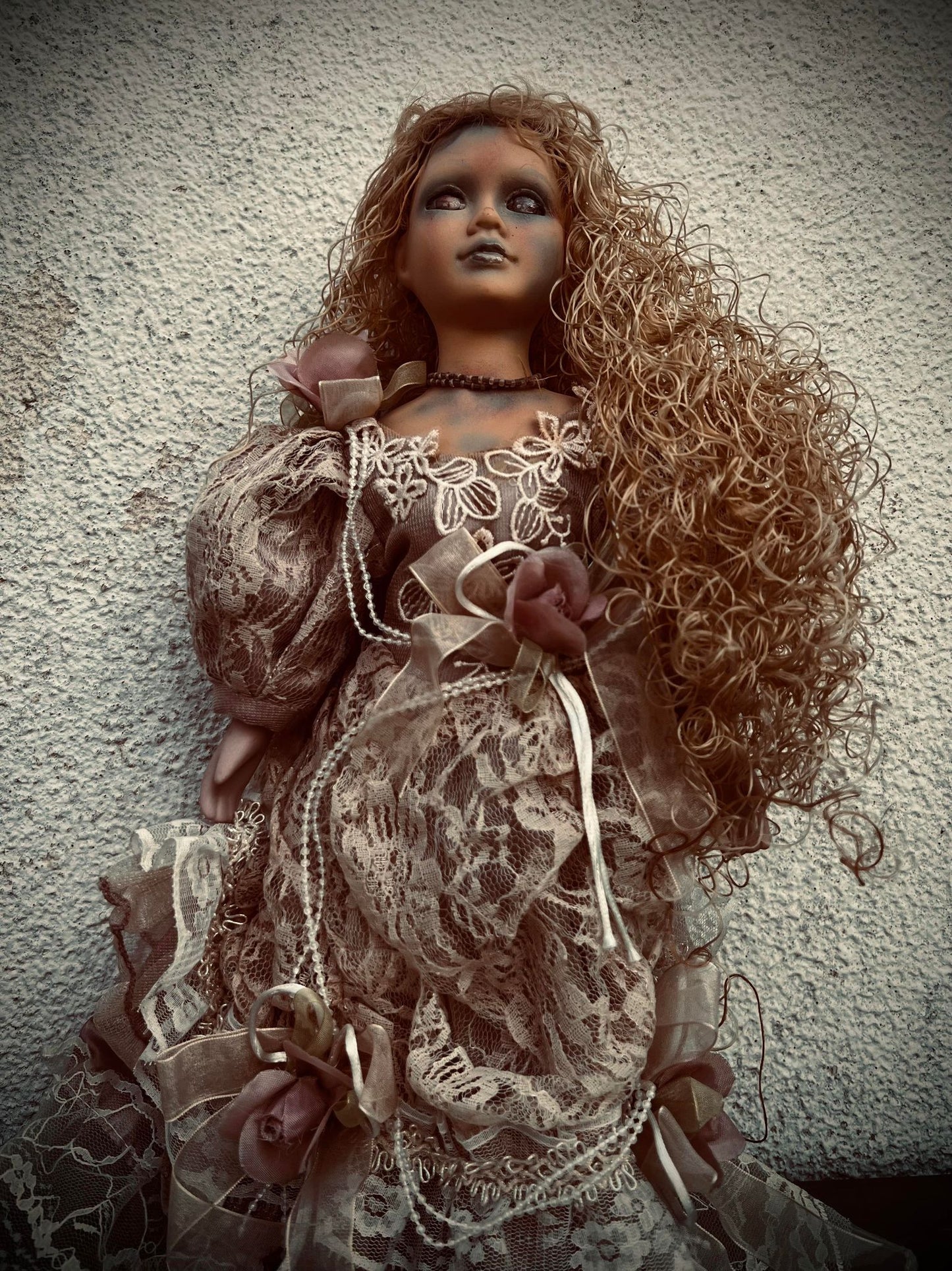 Meet Angelina 22" Doll Porcelain Witchy Creepy Haunted Spirit Infected Scary Spooky Possessed Positive Energy Oddity Gift Idea Vessel