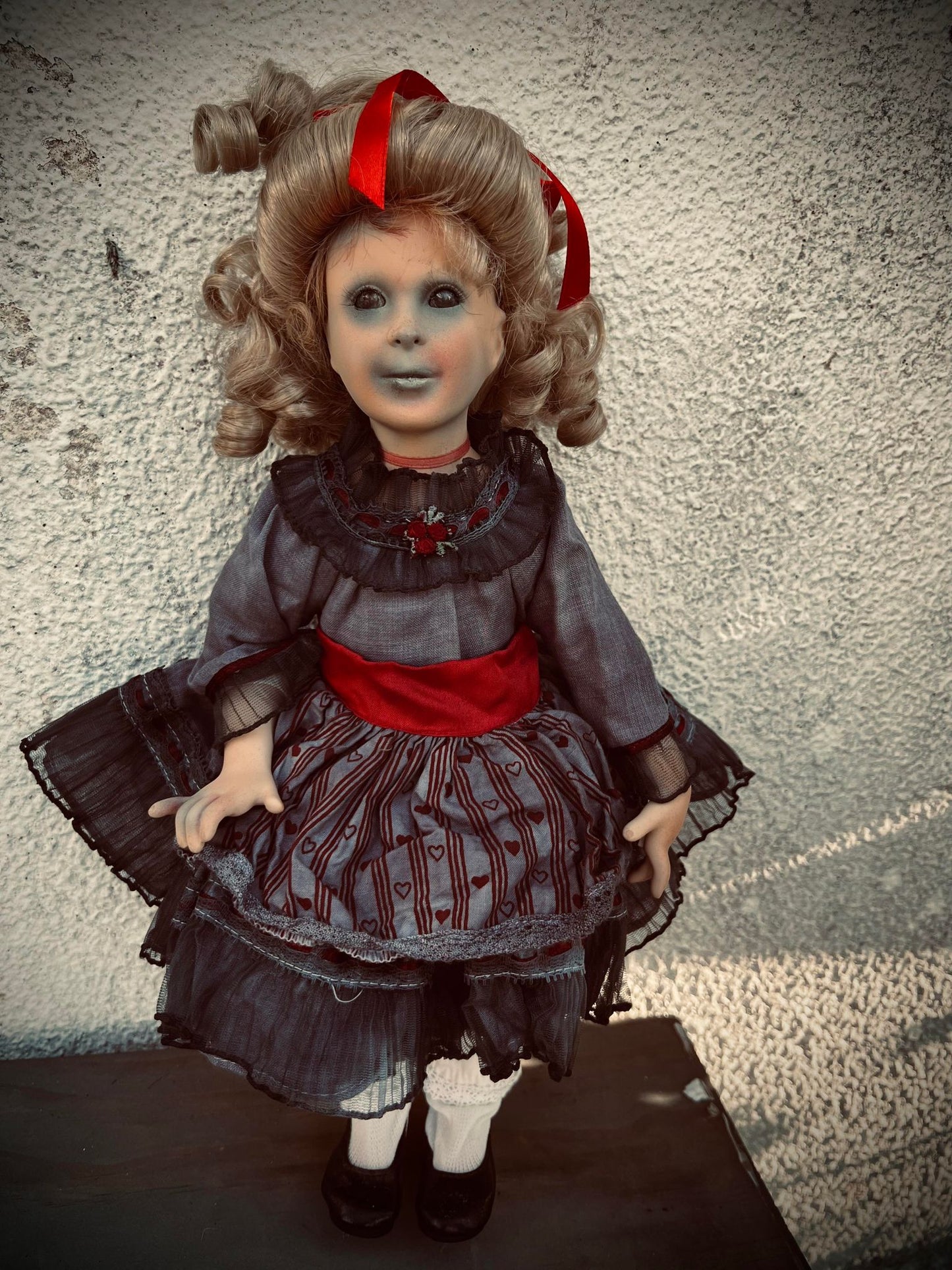 Meet Luna 14" Doll Porcelain Zombie Undead Witchy Creepy Haunted Spirit Infected Scary Spooky Possessed Positive Oddity Gift Idea