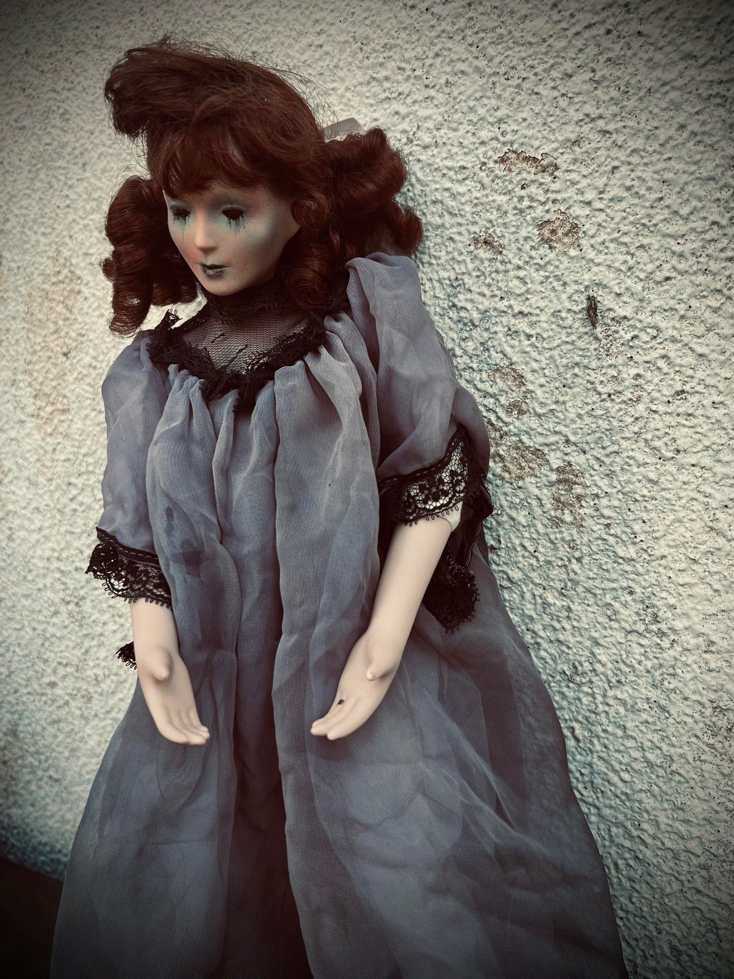 Meet Pamela 15" Doll Porcelain Zombie Undead Witchy Creepy Haunted Spirit Infected Scary Spooky Possessed Positive Oddity Gift Idea