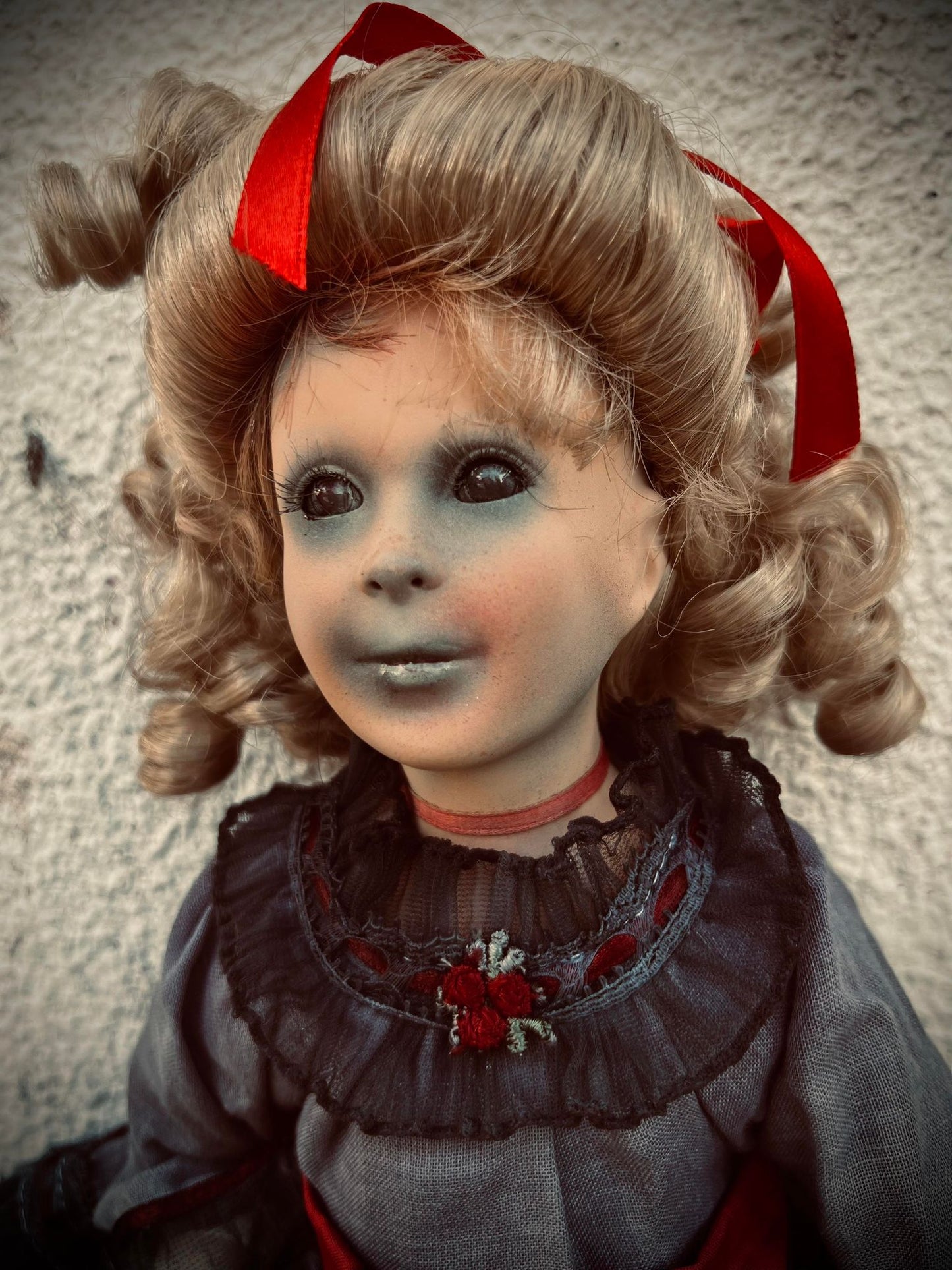 Meet Luna 14" Doll Porcelain Zombie Undead Witchy Creepy Haunted Spirit Infected Scary Spooky Possessed Positive Oddity Gift Idea