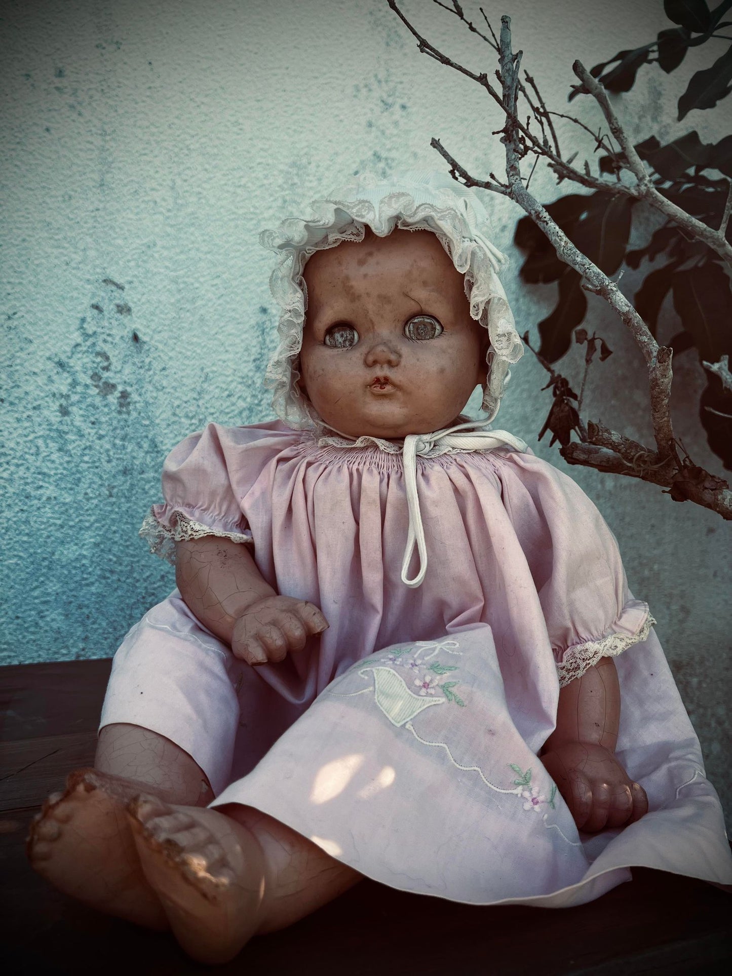 Meet Lana 22" Antique Composition Doll Witchy Creepy Haunted Spirit Infected Scary Spooky Possessed Positive Energy Oddity Gift Idea Vessel