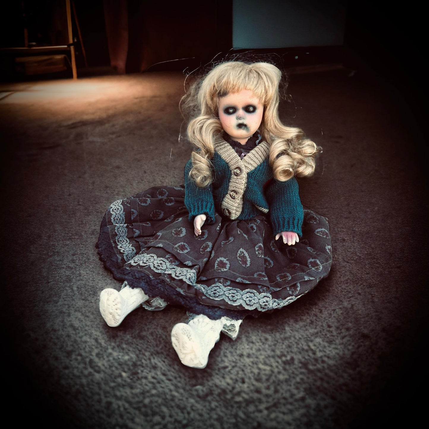 Meet Adelina 16" Doll Porcelain Witchy Creepy Haunted Spirit Infected Scary Spooky Zombie Possessed Positive Energy Oddity Gift Idea Vessel