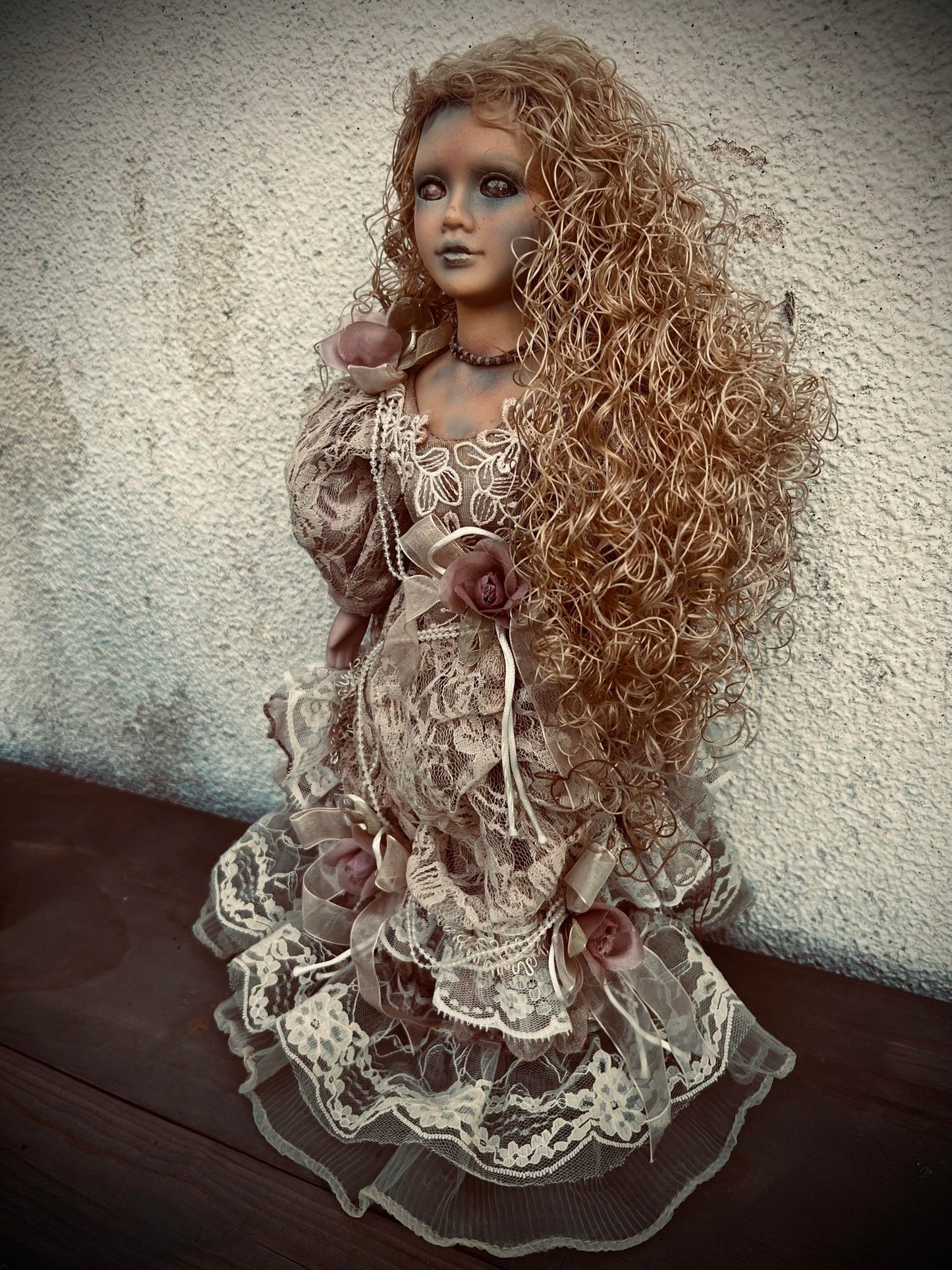 Meet Angelina 22" Doll Porcelain Witchy Creepy Haunted Spirit Infected Scary Spooky Possessed Positive Energy Oddity Gift Idea Vessel