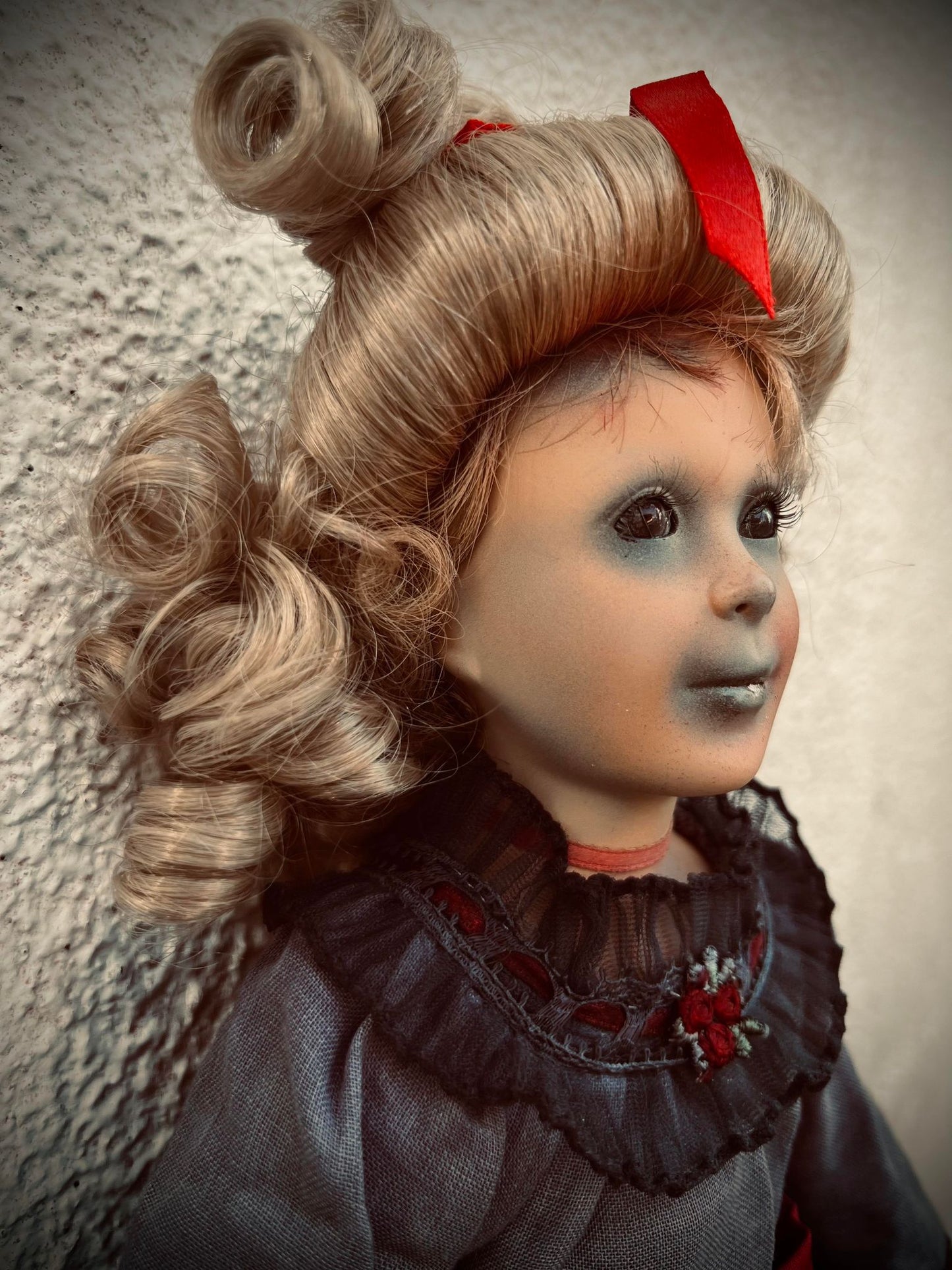 Meet Luna 14" Doll Porcelain Zombie Undead Witchy Creepy Haunted Spirit Infected Scary Spooky Possessed Positive Oddity Gift Idea