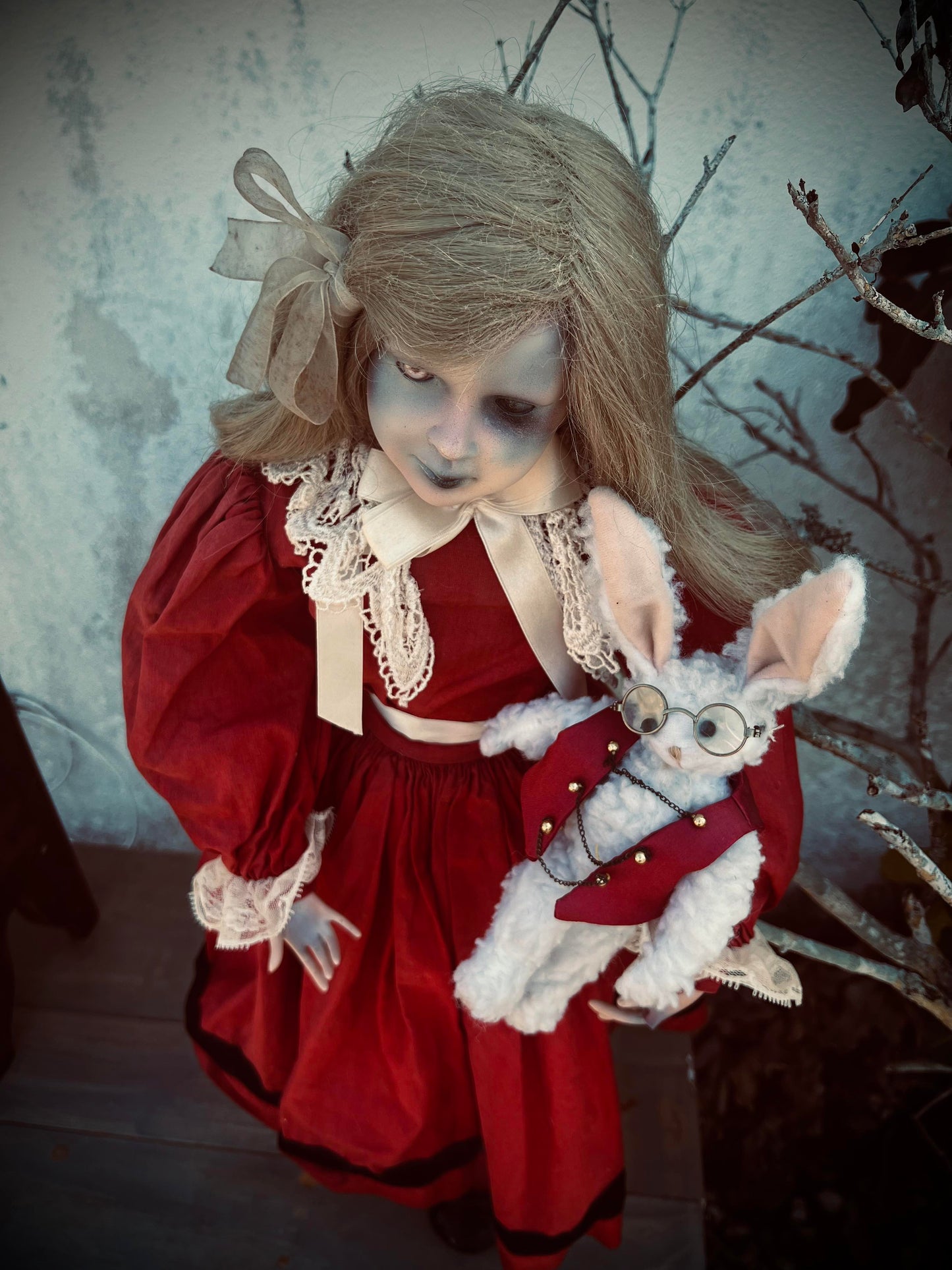 Meet Helana 30" Doll Porcelain Alice In The Wonderland Inspired Witchy Creepy Haunted Spirit Scary Spooky Oddity Possessed Positive Energy