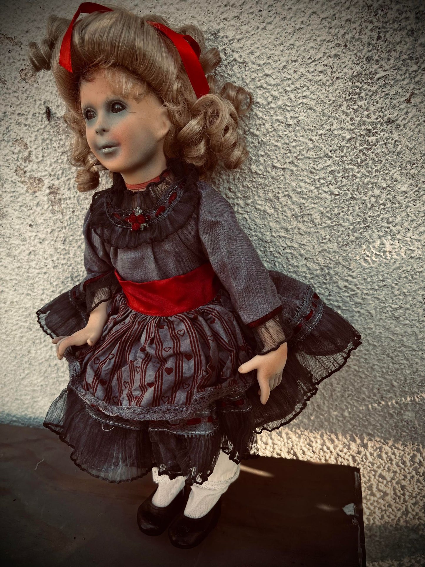 Meet Luna 14" Doll Porcelain Zombie Undead Witchy Creepy Haunted Spirit Infected Scary Spooky Possessed Positive Oddity Gift Idea