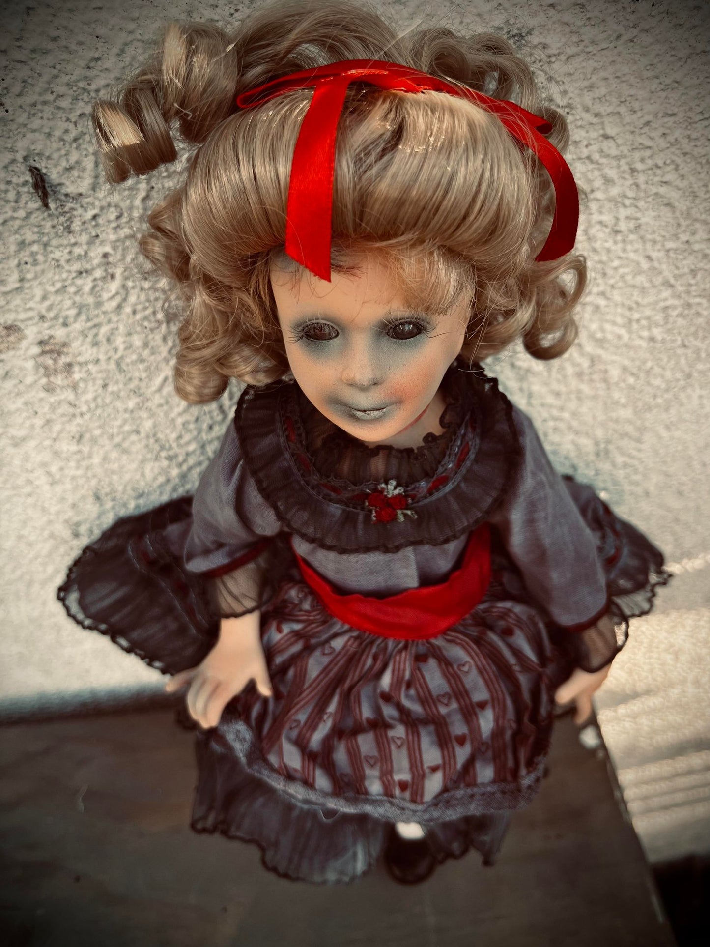 Meet Luna 14" Doll Porcelain Zombie Undead Witchy Creepy Haunted Spirit Infected Scary Spooky Possessed Positive Oddity Gift Idea