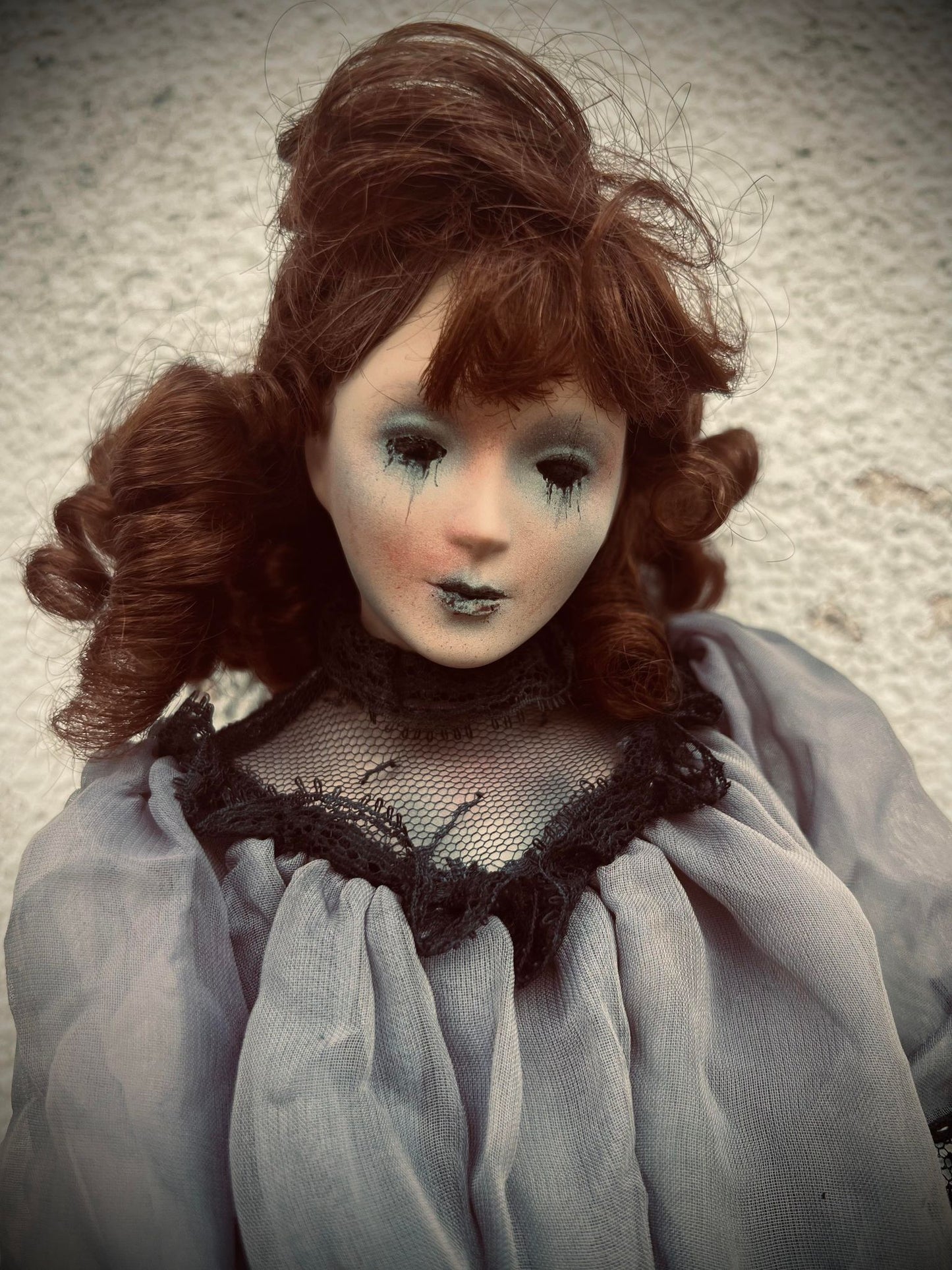 Meet Pamela 15" Doll Porcelain Zombie Undead Witchy Creepy Haunted Spirit Infected Scary Spooky Possessed Positive Oddity Gift Idea