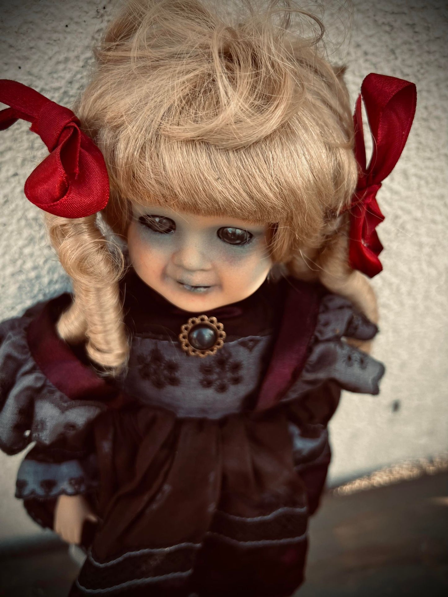 Meet Eleanor " Doll Porcelain Zombie Undead Witchy Creepy Haunted Spirit Infected Scary Spooky Possessed Positive Oddity Gift Idea