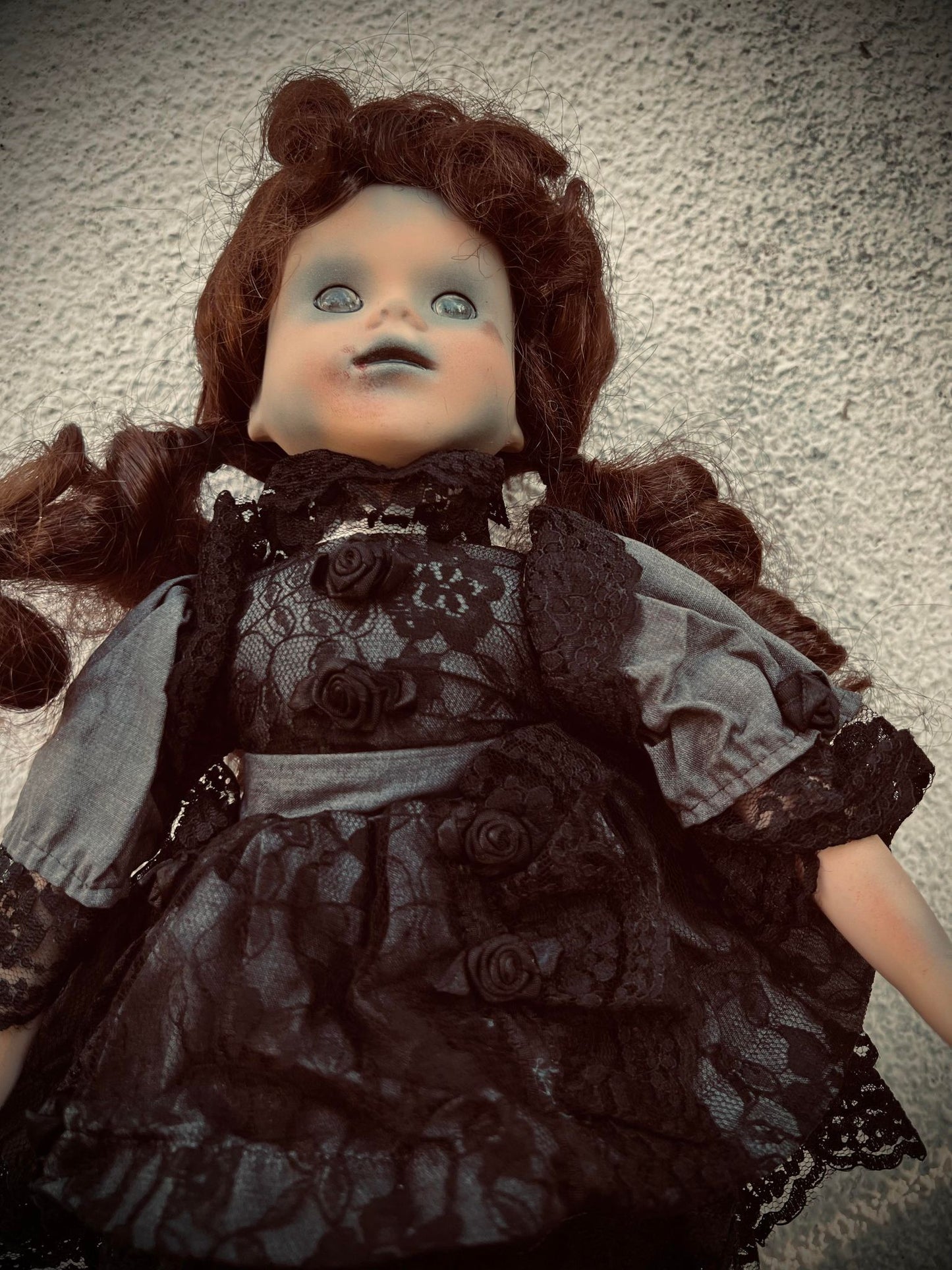 Meet Evelyn 15" Doll Porcelain Zombie Undead Witchy Creepy Haunted Spirit Infected Scary Spooky Possessed Positive Oddity Gift Idea