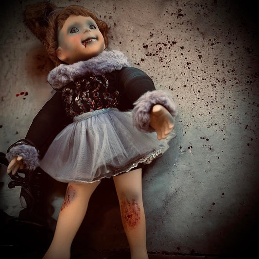 Meet Sofia 16" Doll Porcelain Zombie Undead Witchy Creepy Haunted Spirit Infected Scary Spooky Possessed Positive Oddity Gift Idea