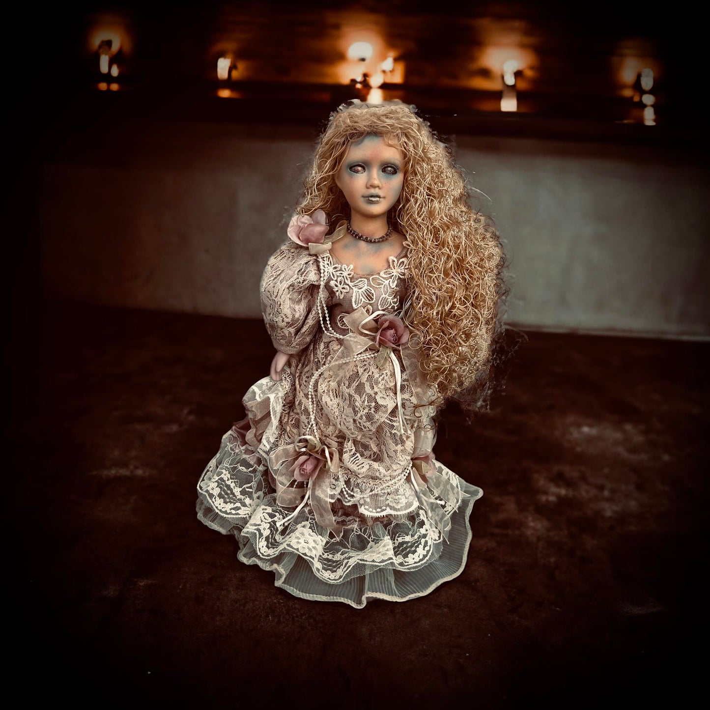 Meet Angelina 22" Doll Porcelain Witchy Creepy Haunted Spirit Infected Scary Spooky Possessed Positive Energy Oddity Gift Idea Vessel