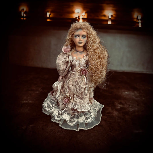 Meet Angelina 22" Doll Porcelain Witchy Creepy Haunted Spirit Infected Scary Spooky Possessed Positive Energy Oddity Gift Idea Vessel