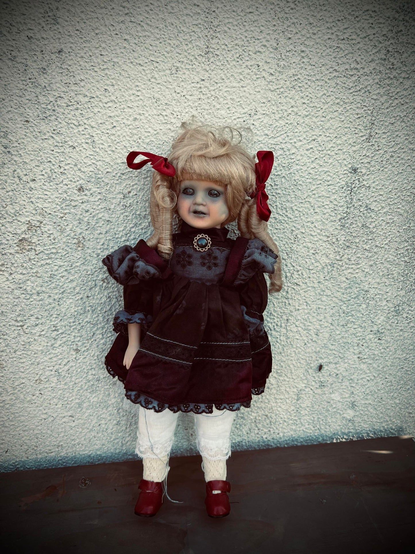 Meet Eleanor " Doll Porcelain Zombie Undead Witchy Creepy Haunted Spirit Infected Scary Spooky Possessed Positive Oddity Gift Idea