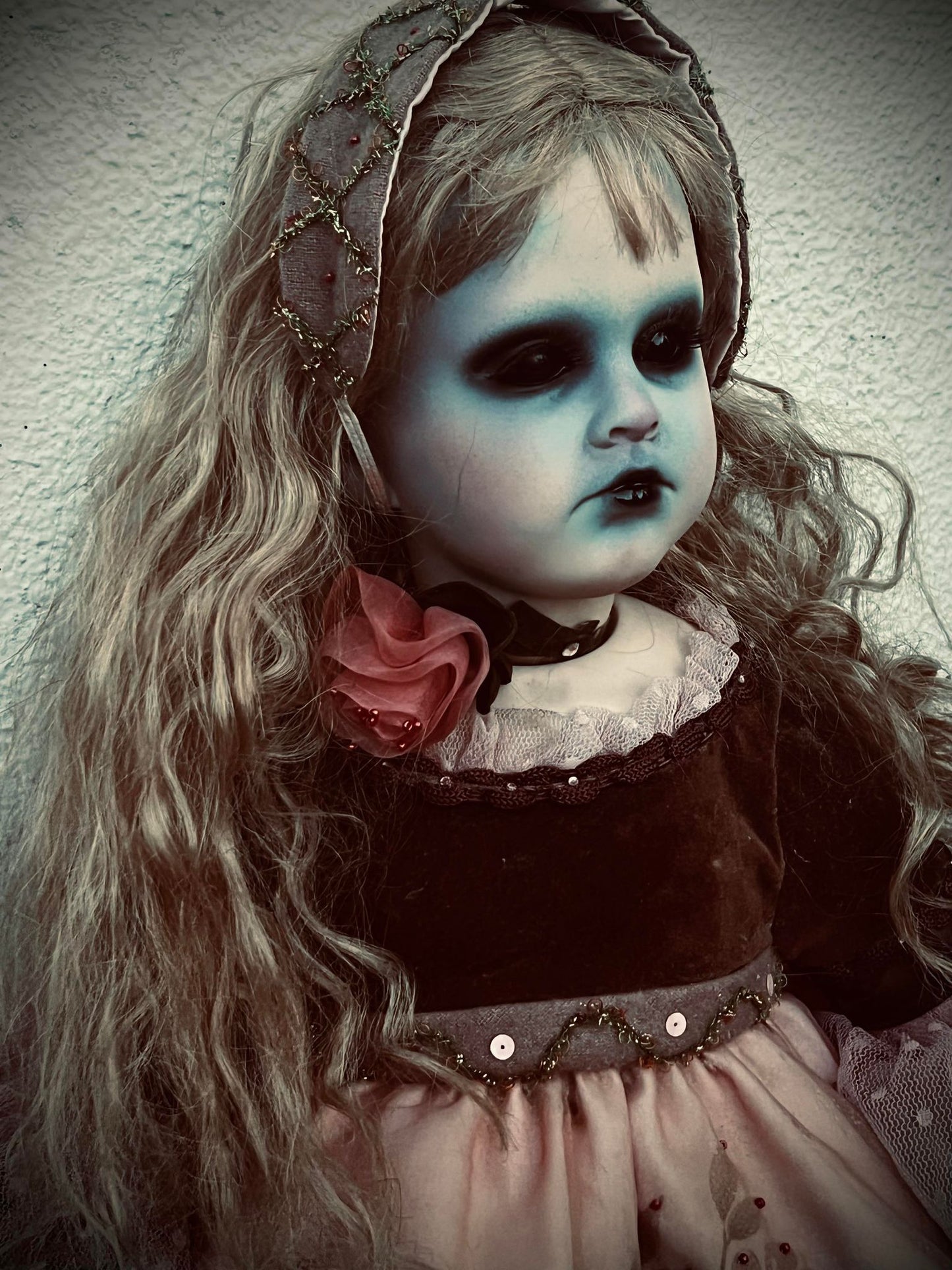 Meet Emily 22" Doll Porcelain Zombie Undead Witchy Creepy Haunted Spirit Infected Scary Spooky Possessed Positive Oddity Gift Idea