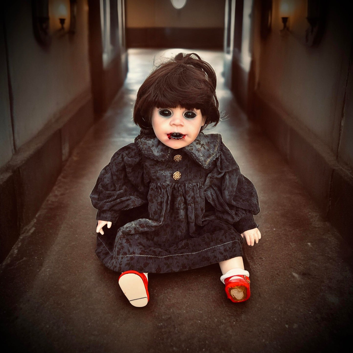 Meet Hazel 24" Doll Porcelain Zombie Undead Witchy Creepy Haunted Spirit Infected Scary Spooky Possessed Positive Oddity Gift Idea