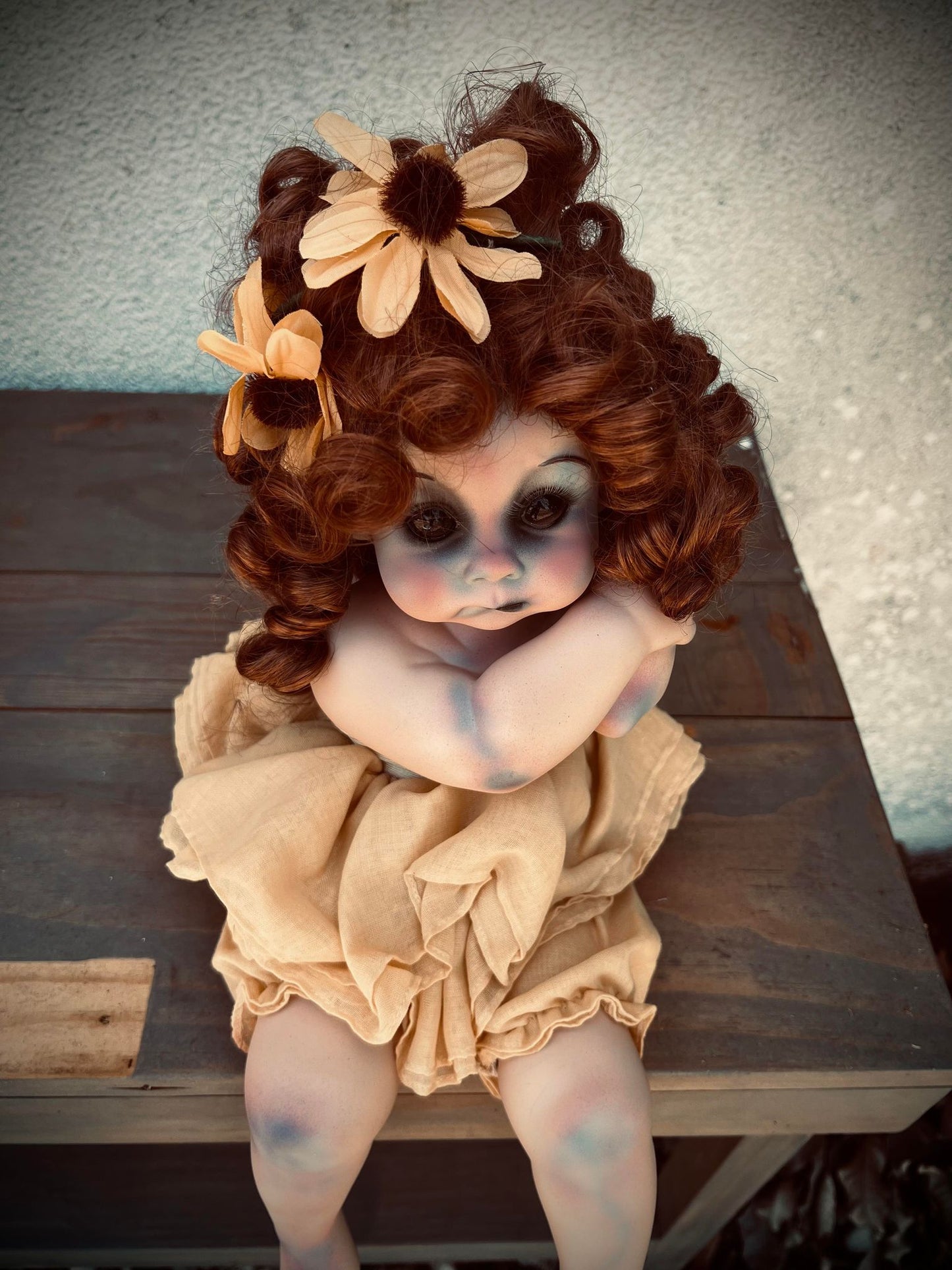 Meet Millie 17" Doll Porcelain Zombie Undead Witchy Creepy Haunted Spirit Infected Scary Spooky Possessed Positive Oddity Gift Idea