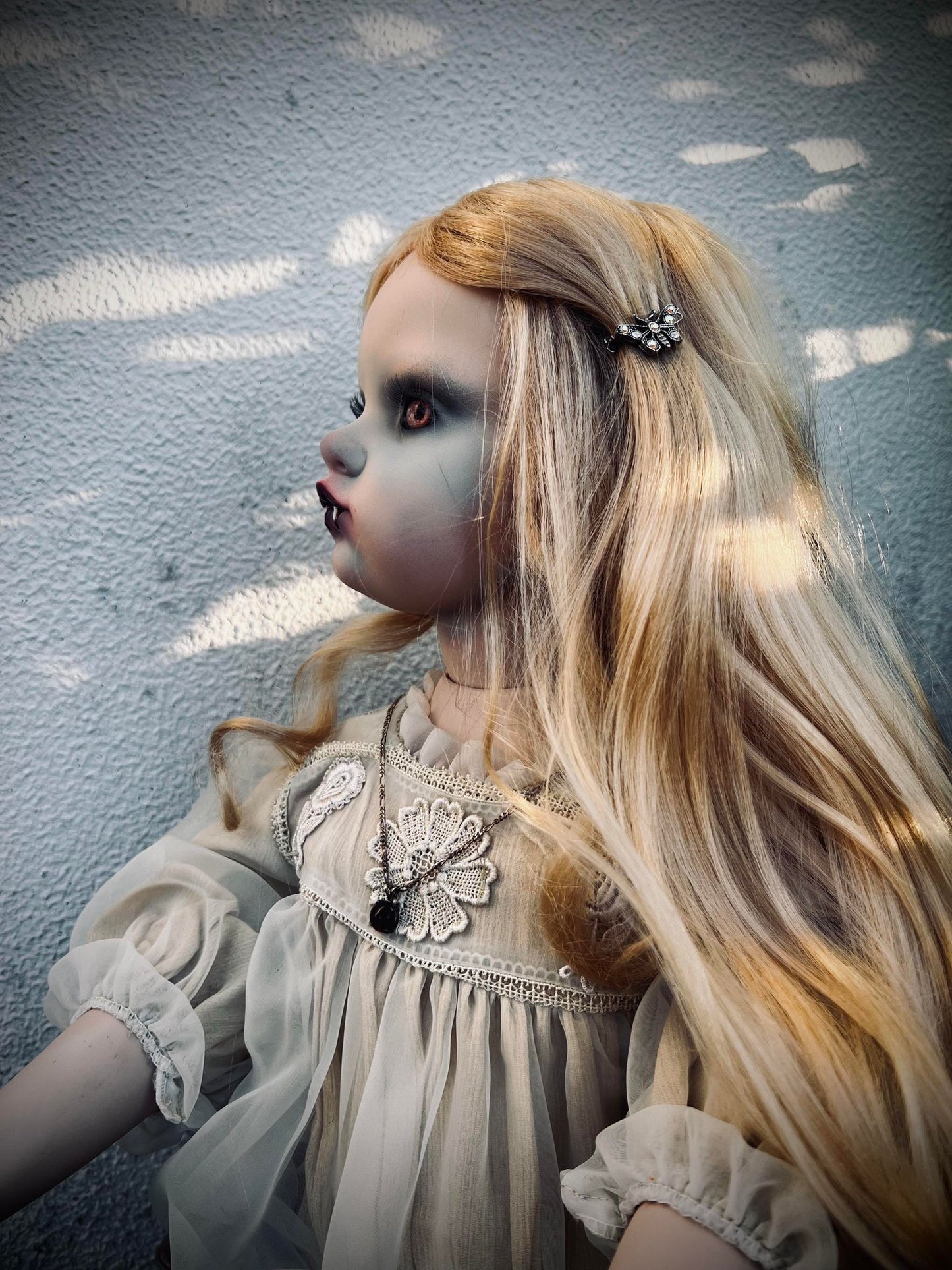 Meet Camille 30" Large Vampire Doll Porcelain Witchy Creepy Haunted Spirit Infected Scary Spooky Possessed Positive Oddity Gift Idea