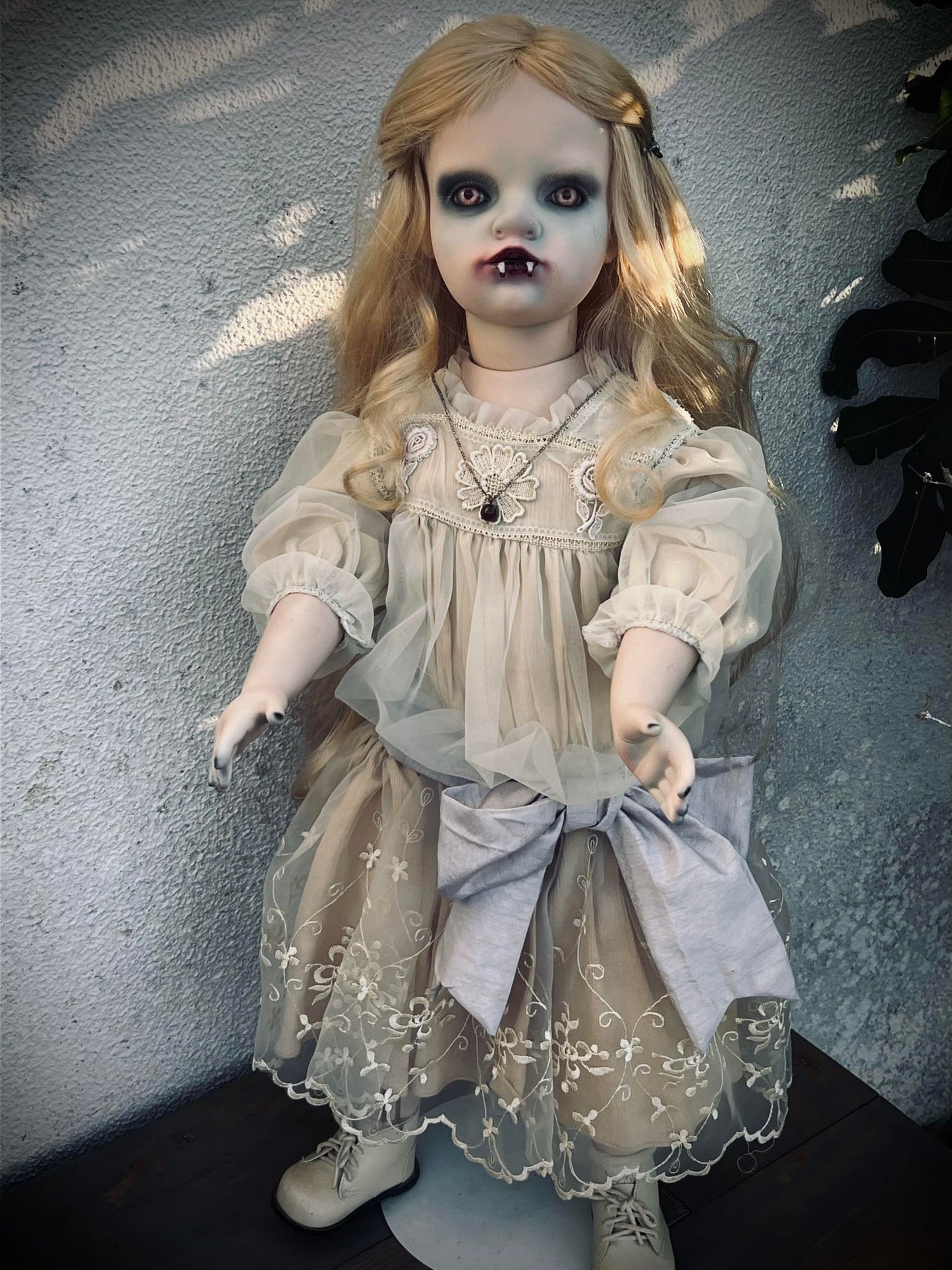 Meet Camille 30" Large Vampire Doll Porcelain Witchy Creepy Haunted Spirit Infected Scary Spooky Possessed Positive Oddity Gift Idea