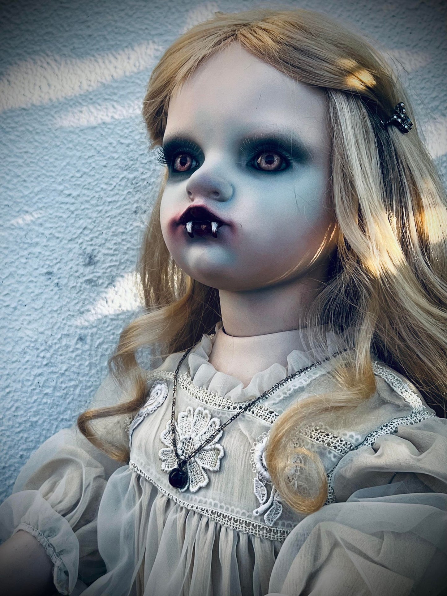 Meet Camille 30" Large Vampire Doll Porcelain Witchy Creepy Haunted Spirit Infected Scary Spooky Possessed Positive Oddity Gift Idea