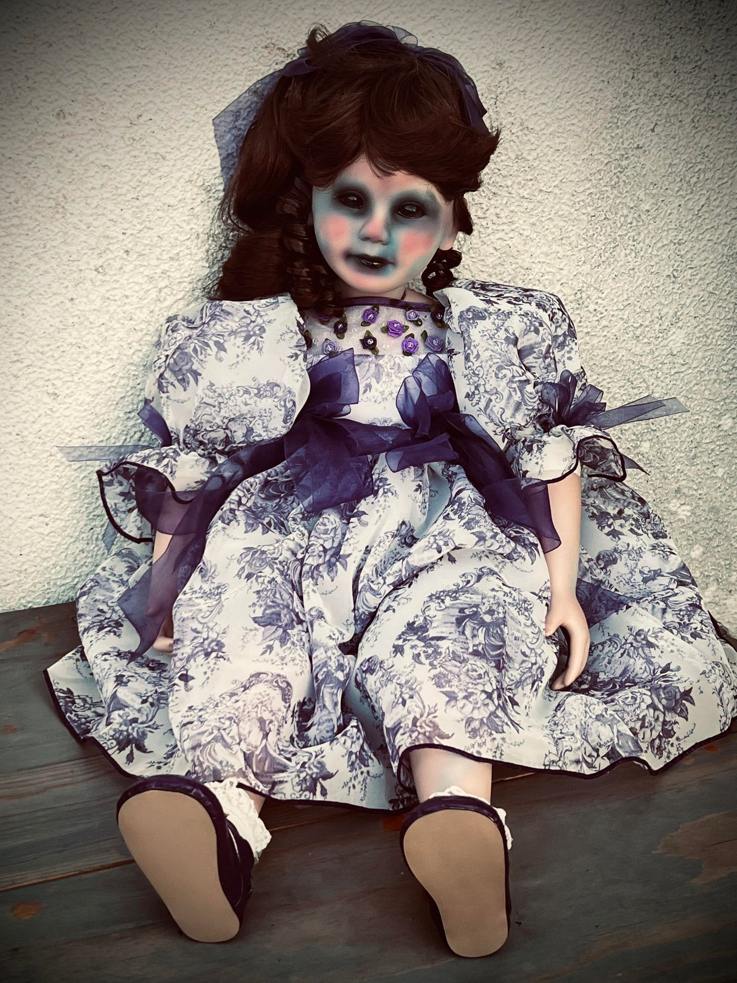 Meet Violet 26" Large Doll Porcelain Zombie Undead Witchy Creepy Haunted Spirit Infected Scary Spooky Possessed Positive Oddity Gift Idea