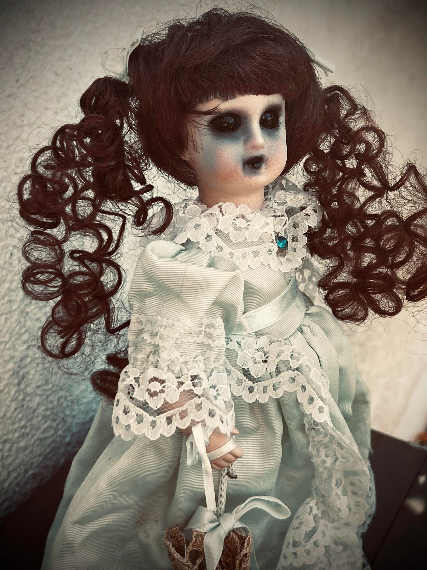 Meet Lucy 10" Mini Doll Porcelain Zombie Undead Witchy Creepy Haunted Spirit Infected Scary Spooky Possessed Positive Oddity Gift Idea