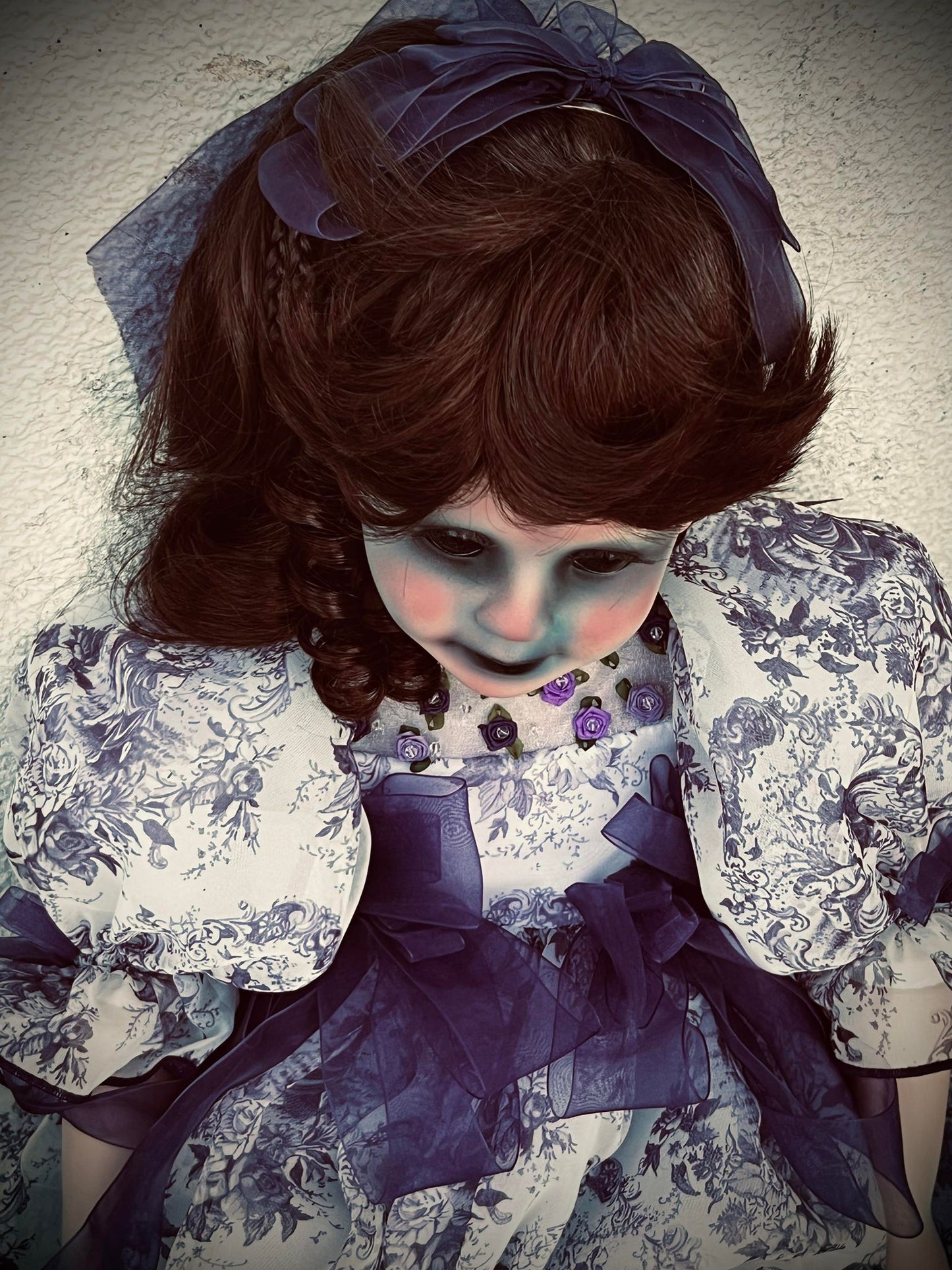 Meet Violet 26" Large Doll Porcelain Zombie Undead Witchy Creepy Haunted Spirit Infected Scary Spooky Possessed Positive Oddity Gift Idea