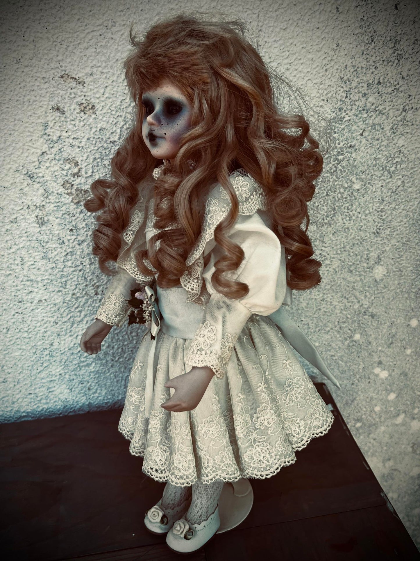 Meet Stella 17" Doll Porcelain Zombie Undead Witchy Creepy Haunted Spirit Infected Scary Spooky Possessed Positive Oddity Gift Idea