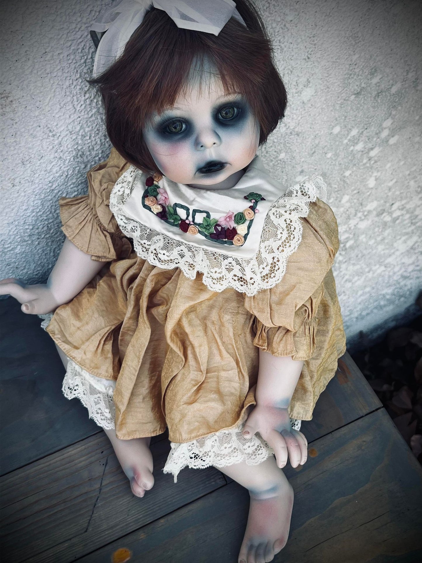 Meet Elena 21" Large Doll Porcelain Zombie Undead Witchy Creepy Haunted Spirit Infected Scary Spooky Possessed Positive Oddity Gift Idea