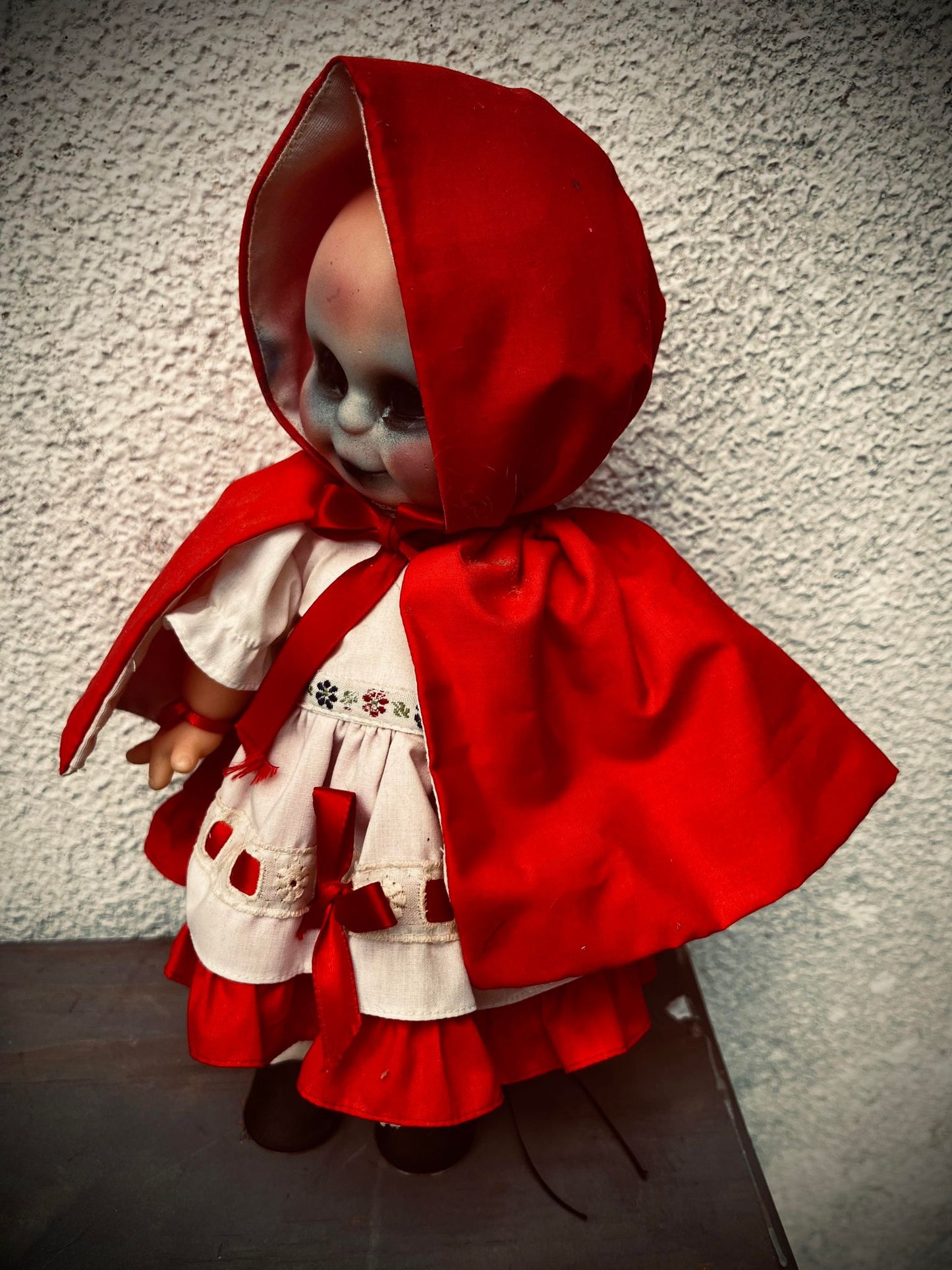 Meet Grace 11" Vinyl Doll Witchy Creepy Haunted Spirit Infected Scary Spooky Zombie Positive Energy Oddity Vessel Red Riding Hood Inspired