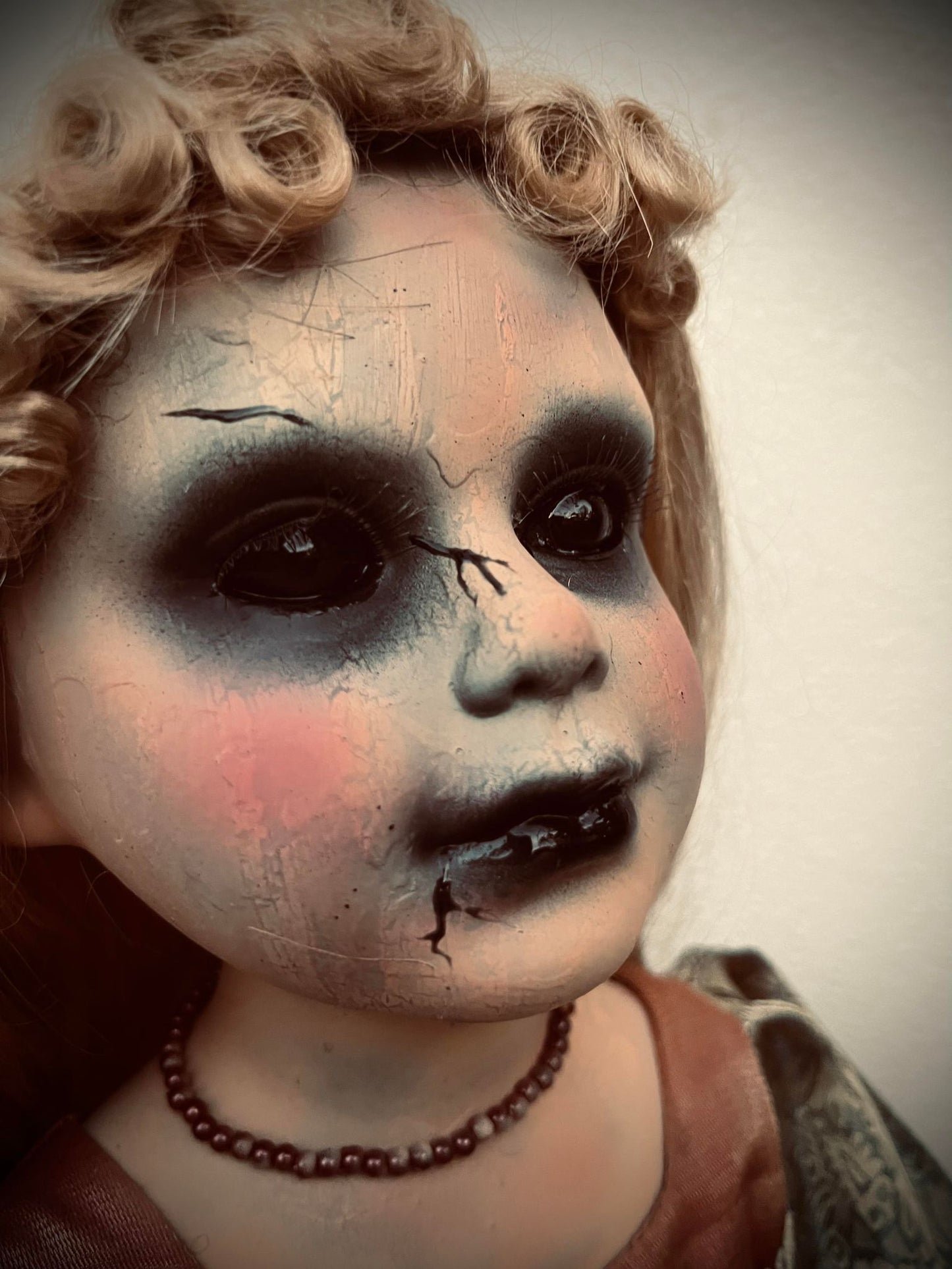 Meet Nova 29" Large Doll Porcelain Zombie Undead Witchy Creepy Haunted Spirit Infected Scary Spooky Possessed Positive Oddity Gift Idea