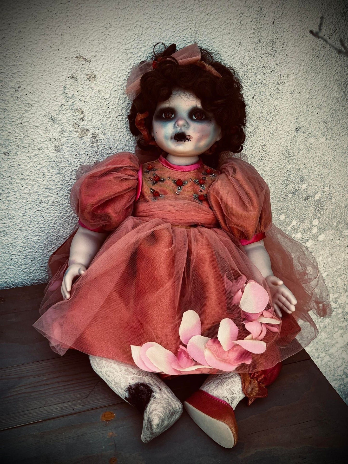 Meet Stella 25" Large Doll Porcelain Zombie Undead Witchy Creepy Haunted Spirit Infected Scary Spooky Possessed Positive Oddity Gift Idea