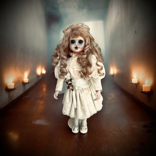 Meet Stella 17" Doll Porcelain Zombie Undead Witchy Creepy Haunted Spirit Infected Scary Spooky Possessed Positive Oddity Gift Idea