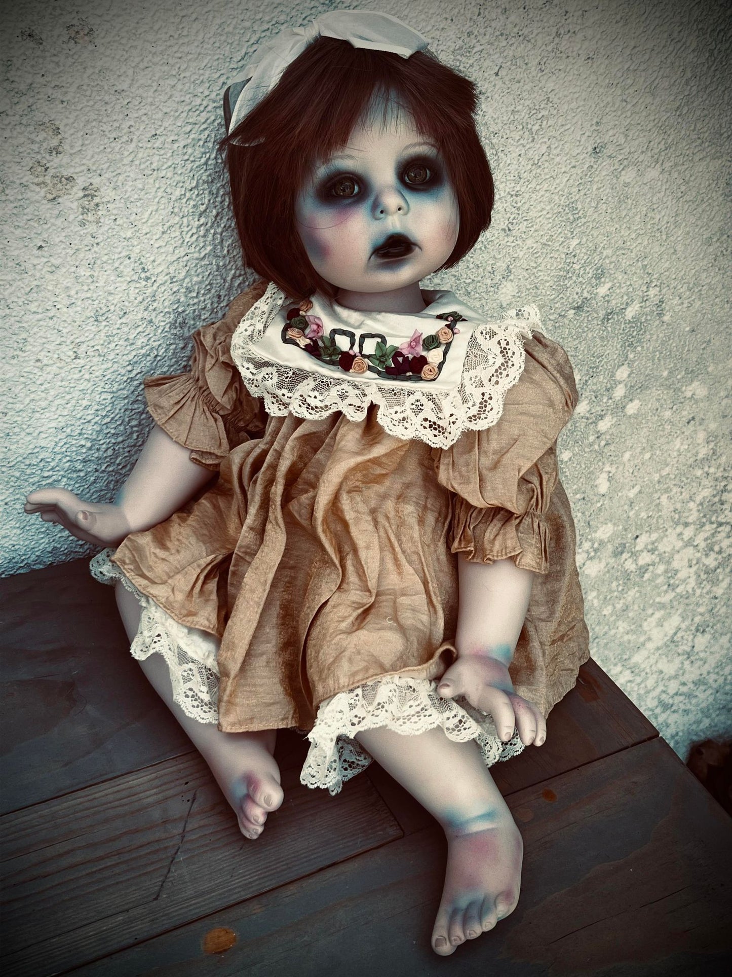 Meet Elena 21" Large Doll Porcelain Zombie Undead Witchy Creepy Haunted Spirit Infected Scary Spooky Possessed Positive Oddity Gift Idea