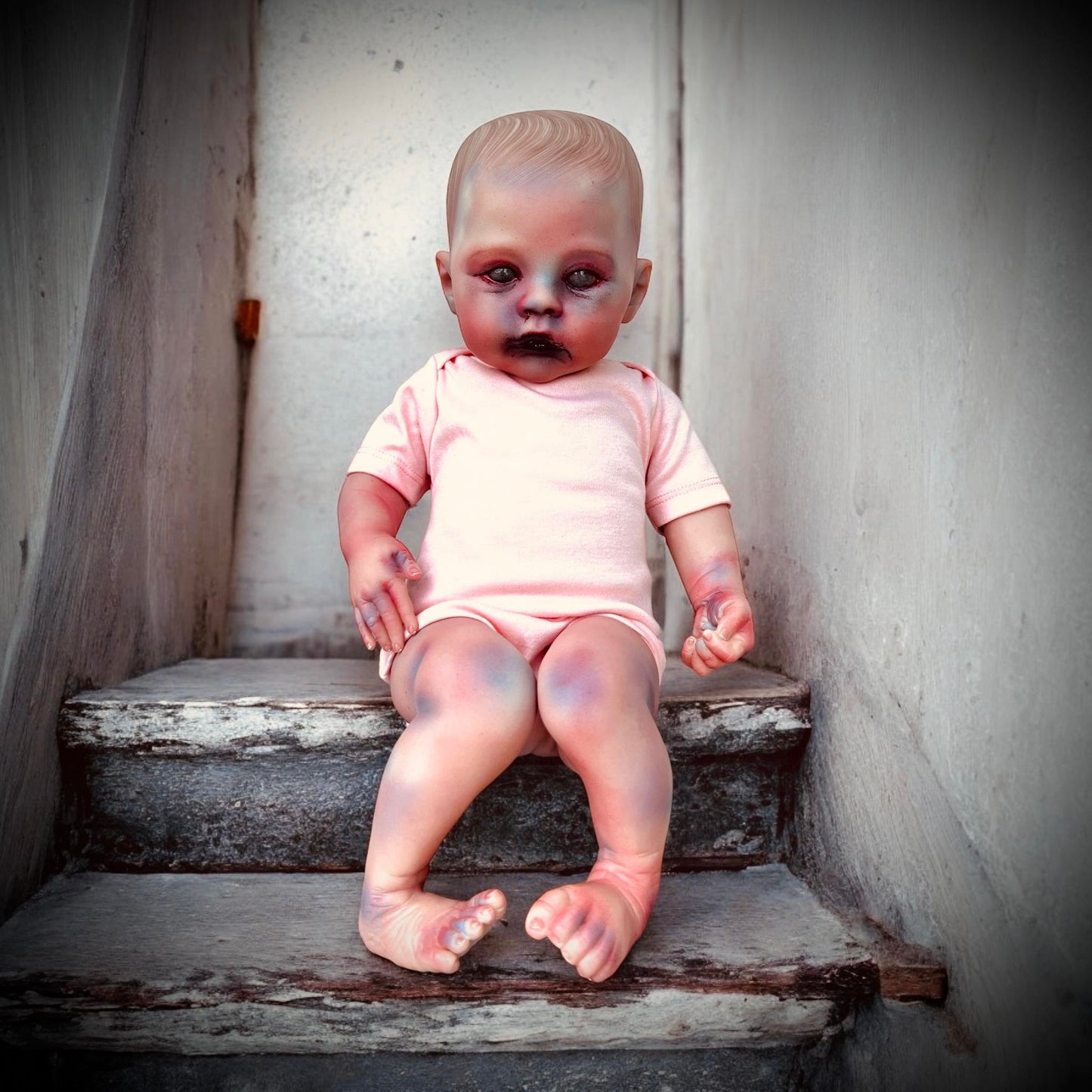 Meet Allison 19" Vinyl Reborn Baby Doll Witchy Creepy Haunted Spirit Infected Scary Spooky Zombie Positive Energy Oddity Gift Idea Vessel