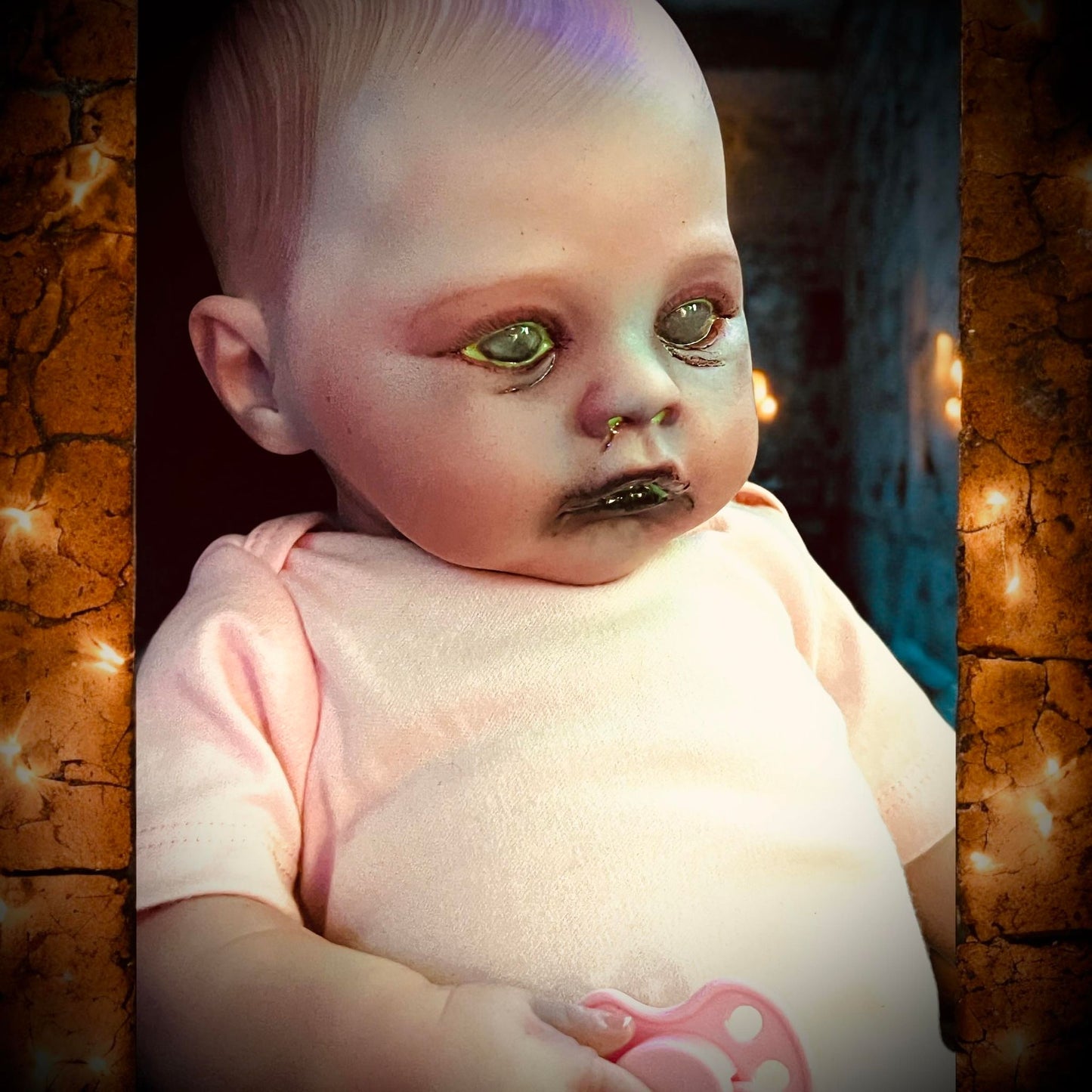 Meet Allison 19" Vinyl Reborn Baby Doll Witchy Creepy Haunted Spirit Infected Scary Spooky Zombie Positive Energy Oddity Gift Idea Vessel