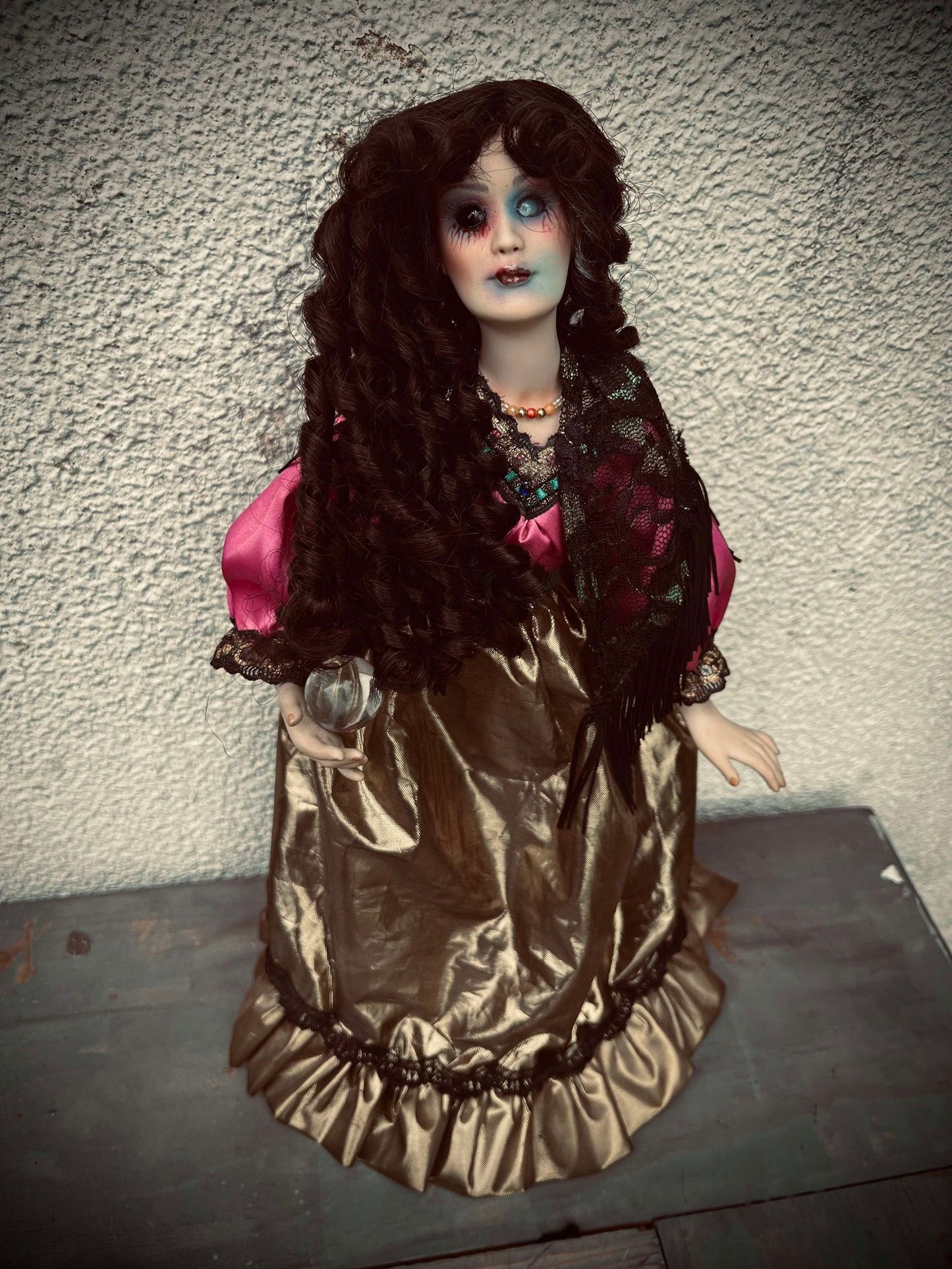 Meet Parker 16" Doll Porcelain Undead Witchy Creepy Haunted Spirit Scary Spooky Possessed Positive Oddity Occult Vessel Fortune Teller