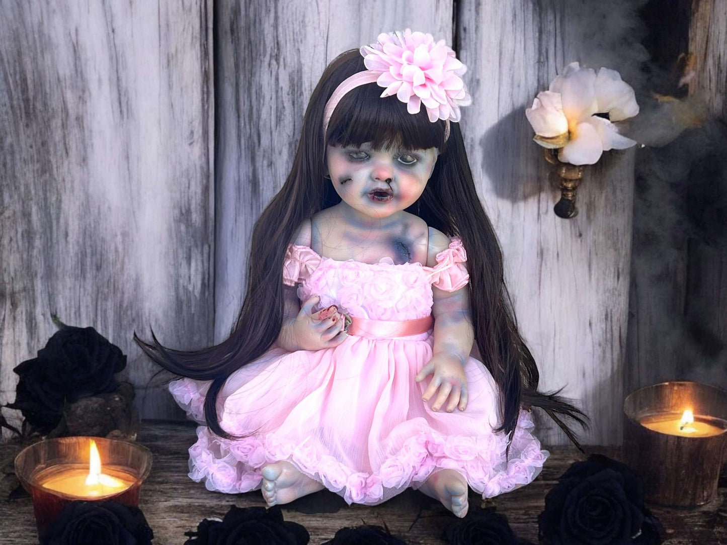 Meet Skyler 22" Vinyl Reborn Baby Doll Witchy Creepy Haunted Spirit Infected Scary Spooky Zombie Positive Energy Oddity Gift Idea Vessel