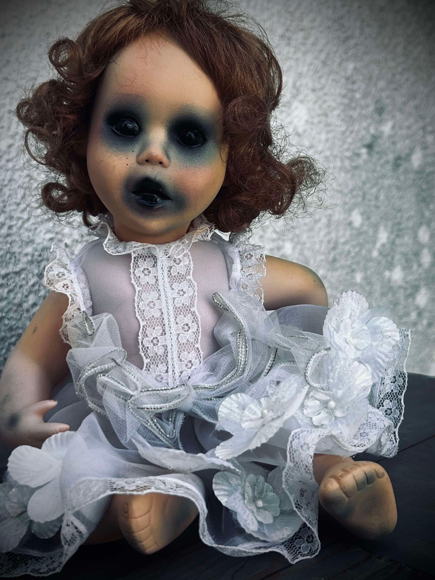 Meet Dahlia 11" Mini Haunted Doll Porcelain Zombie Undead Witchy Creepy Spirit Infected Spooky Possessed Positive Oddity Occult Vessel