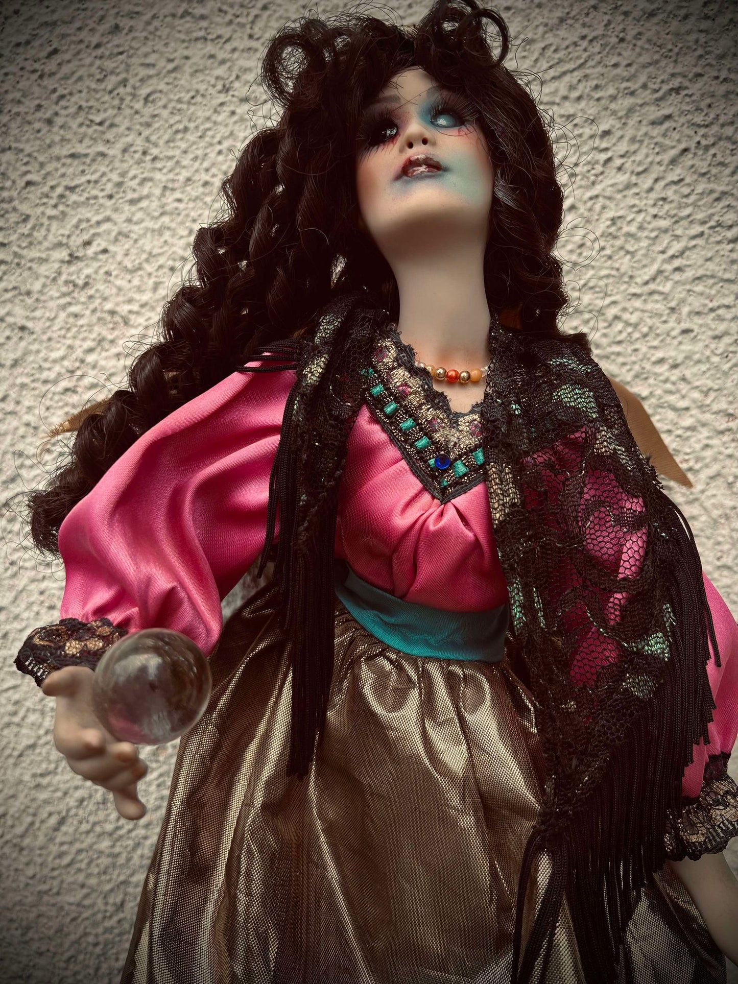 Meet Parker 16" Doll Porcelain Undead Witchy Creepy Haunted Spirit Scary Spooky Possessed Positive Oddity Occult Vessel Fortune Teller