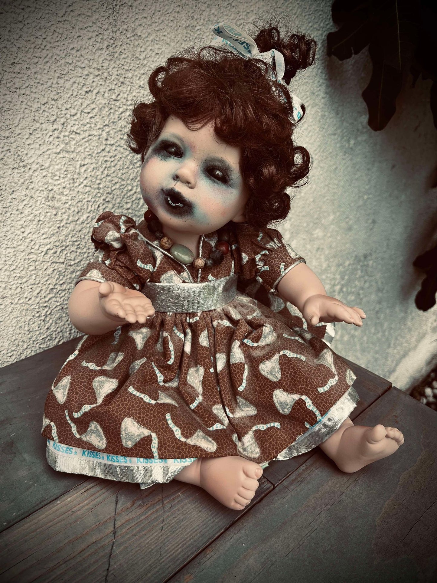 Meet Emerson 14" Doll Porcelain Kisses Undead Witchy Creepy Haunted Spirit Infected Scary Spooky Possessed Positive Oddity Occult Vessel