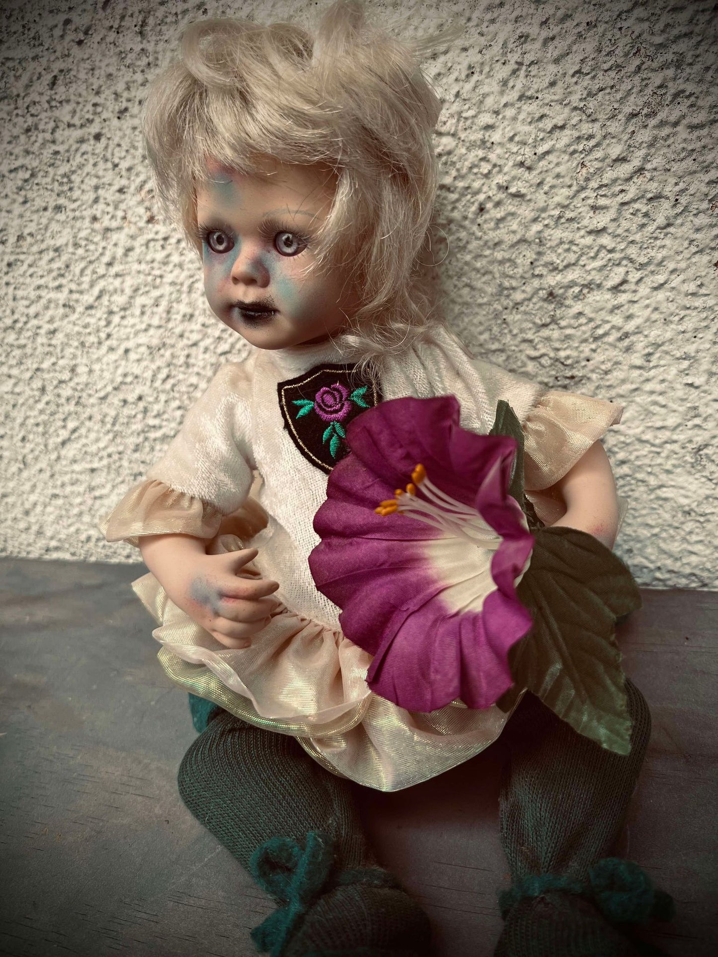 Meet Brooklyn 11" Mini Haunted Doll Porcelain Zombie Undead Witchy Creepy Spirit Infected Spooky Possessed Positive Oddity Occult Vessel