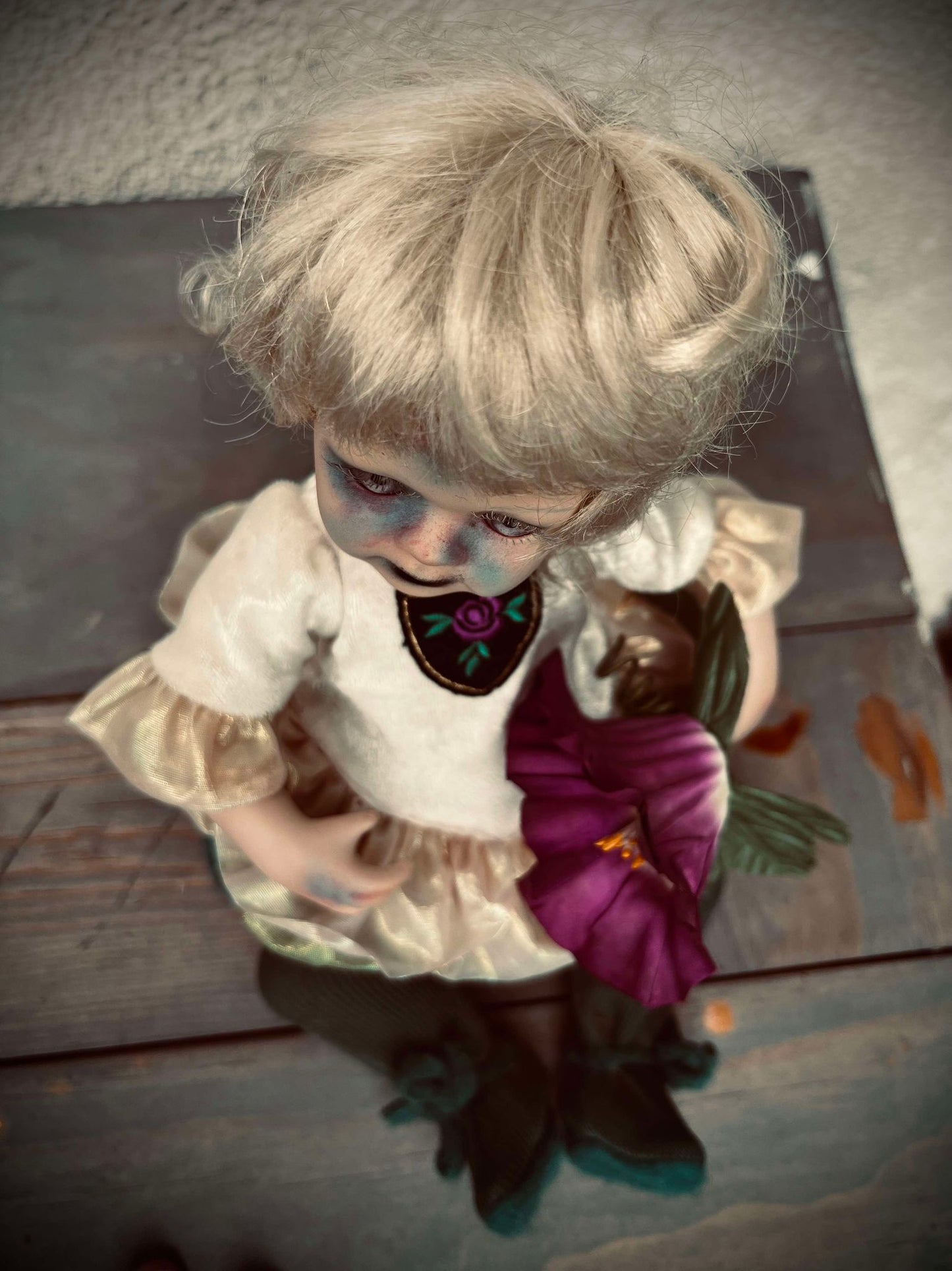 Meet Brooklyn 11" Mini Haunted Doll Porcelain Zombie Undead Witchy Creepy Spirit Infected Spooky Possessed Positive Oddity Occult Vessel