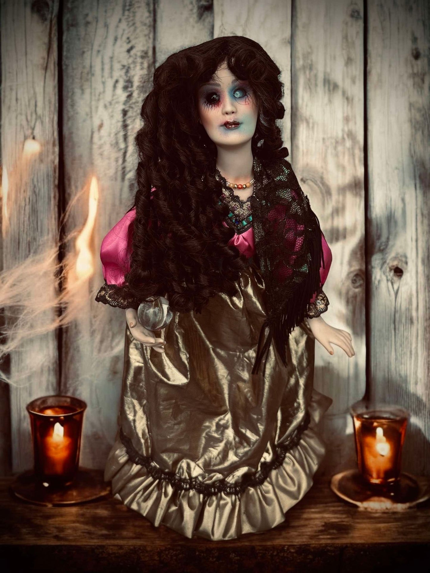 Meet Parker 16" Doll Porcelain Undead Witchy Creepy Haunted Spirit Scary Spooky Possessed Positive Oddity Occult Vessel Fortune Teller